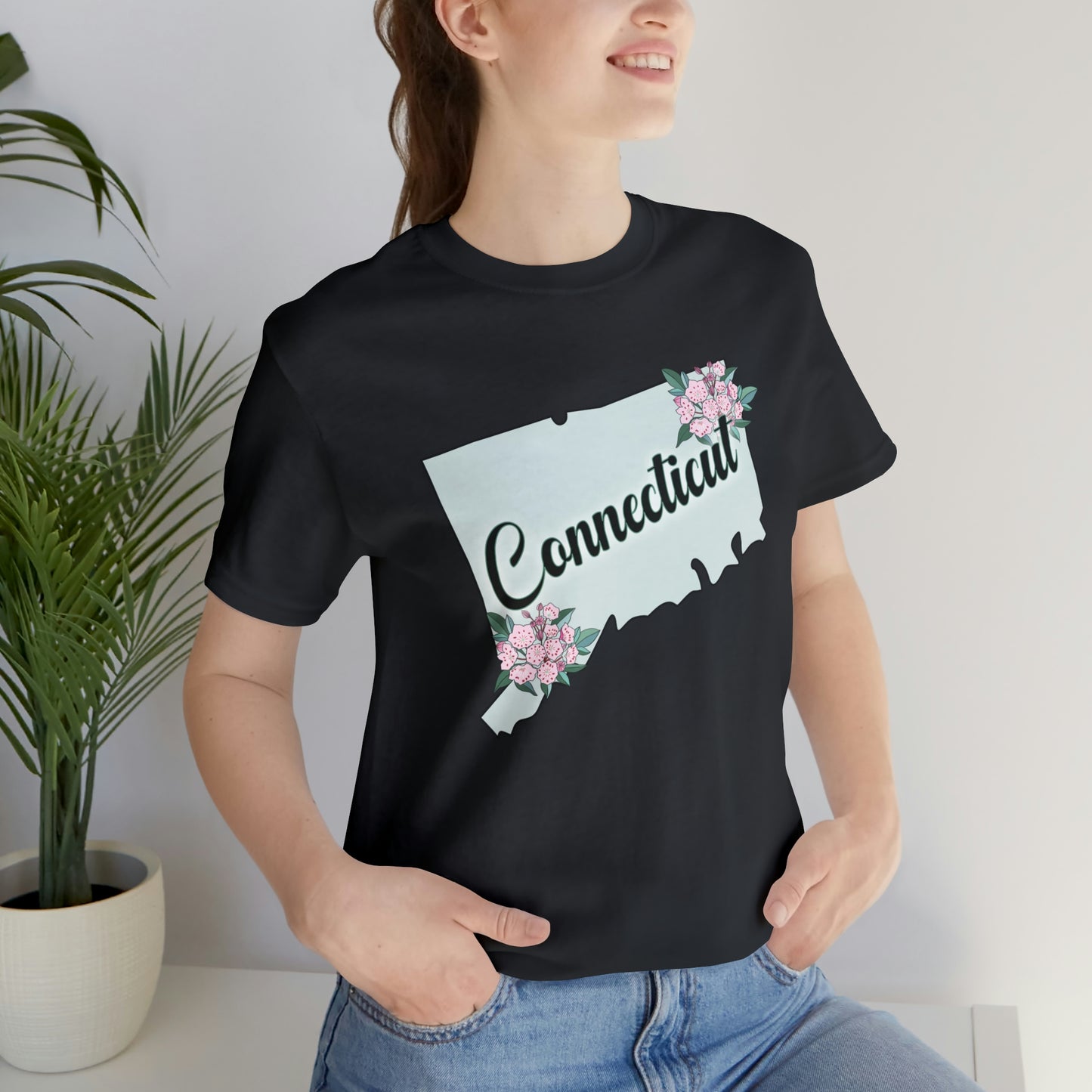 Connecticut State Flower Short Sleeve T-shirt