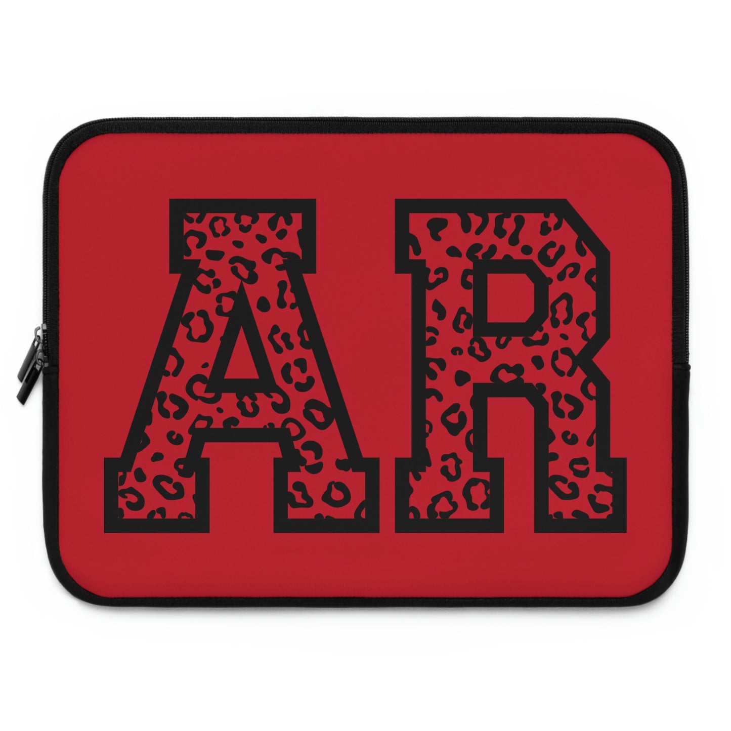 Arkansas AR Leopard Print Laptop Sleeve