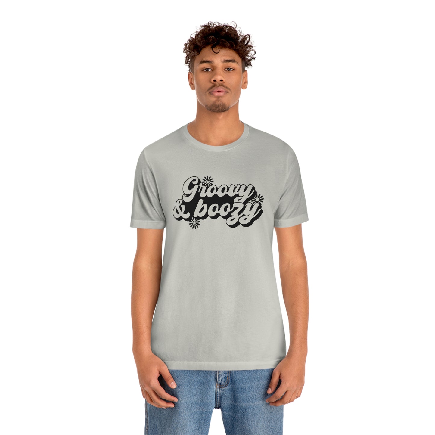 Groovy and Boozy Unisex Jersey Short Sleeve Tee