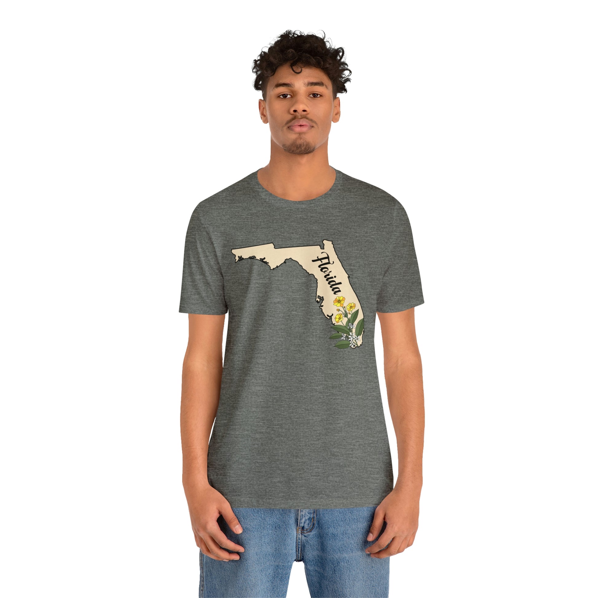 Florida State Flower Short Sleeve T-shirt