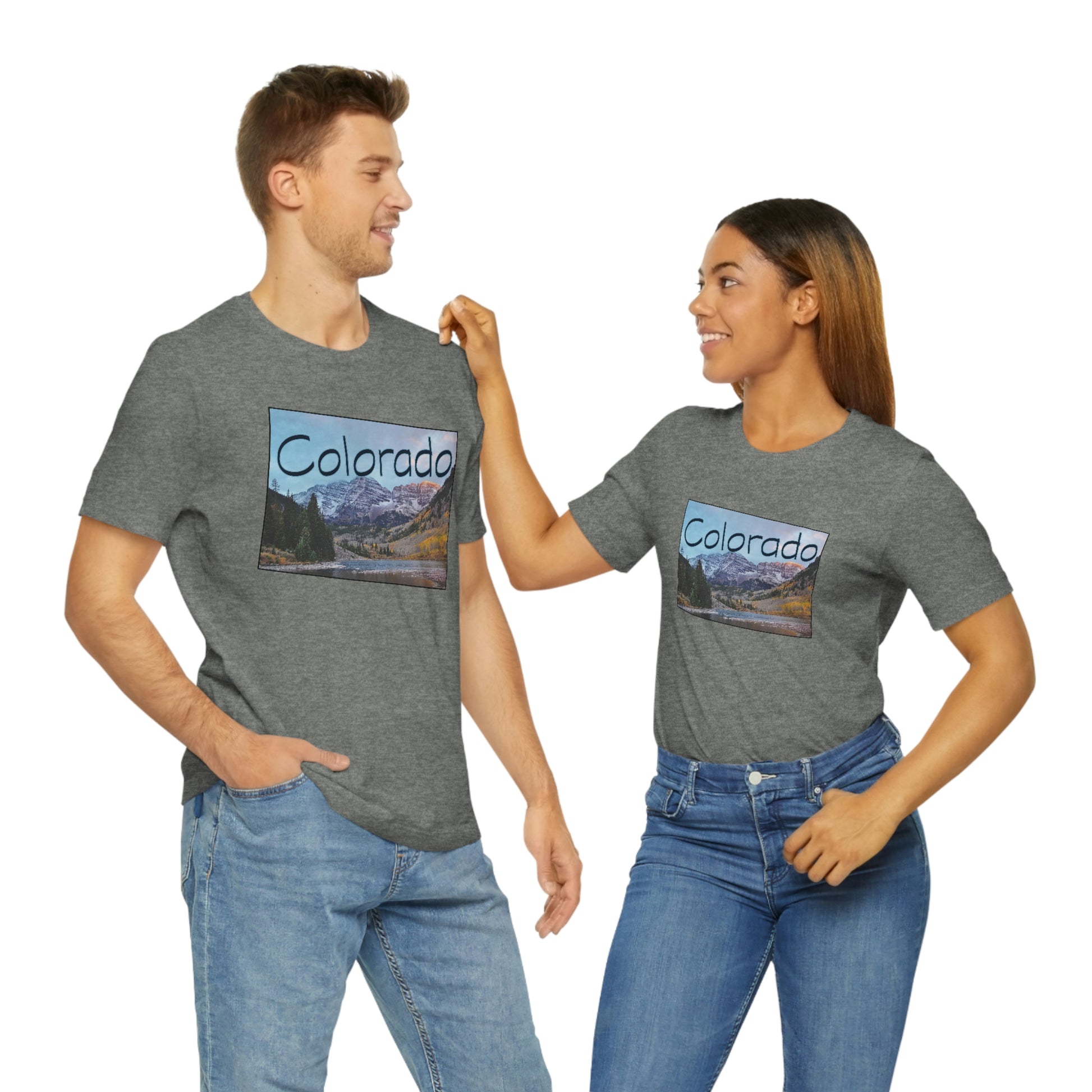 Colorado Mountains Unisex Jersey Short Sleeve Tee Tshirt T-shirt