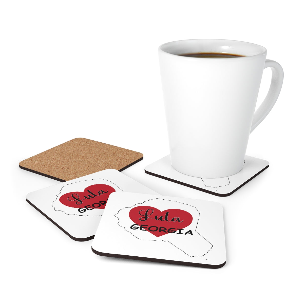 Lula Georgia Corkwood Coaster Set