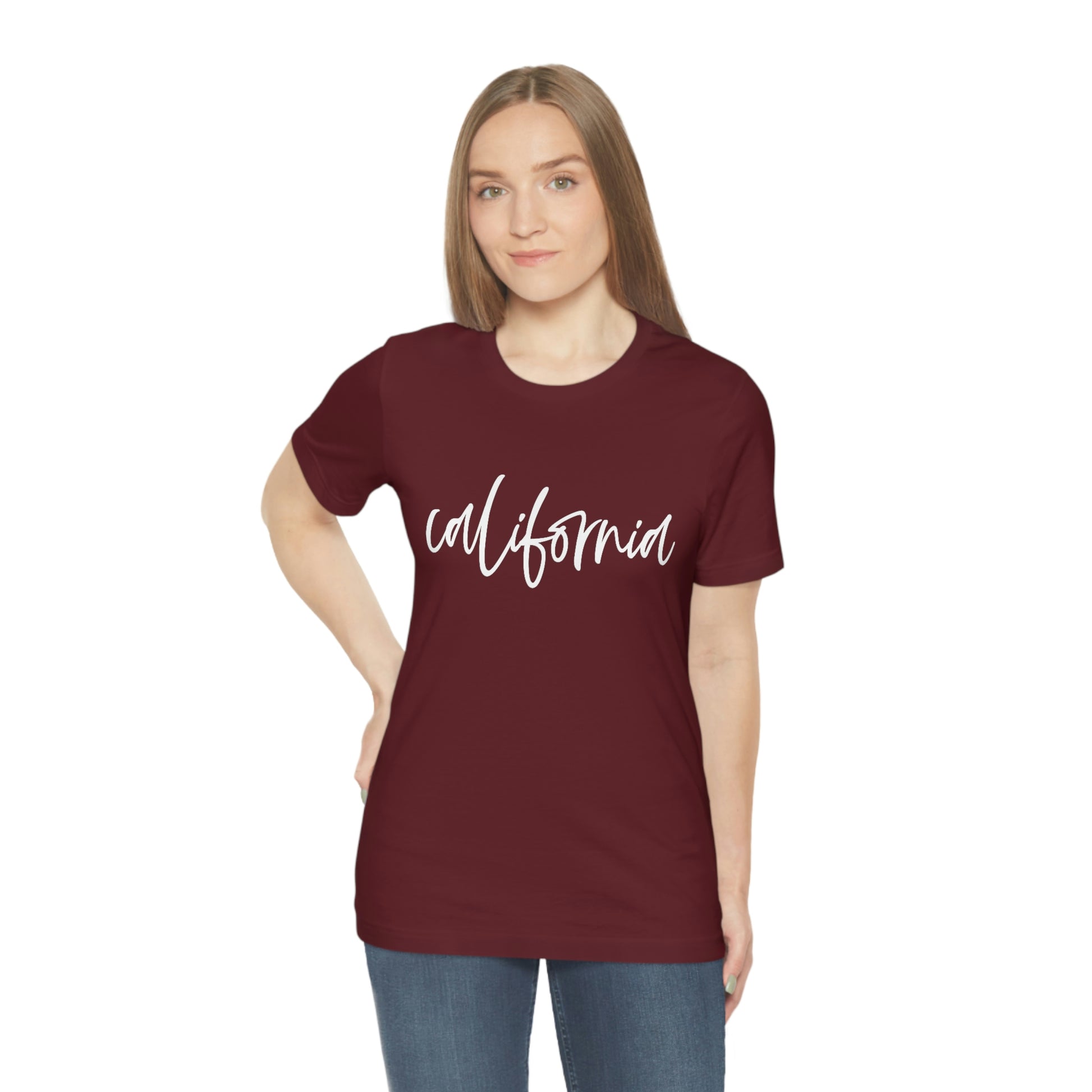 California Script Unisex Jersey Short Sleeve Tee Tshirt T-shirt