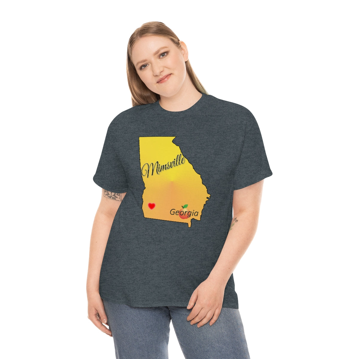 Mimsville Georgia Unisex Heavy Cotton Tee