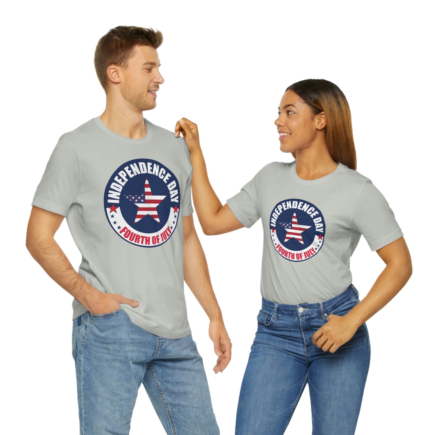 Independence Day Happy 4th of July Unisex Jersey Short Sleeve Tee