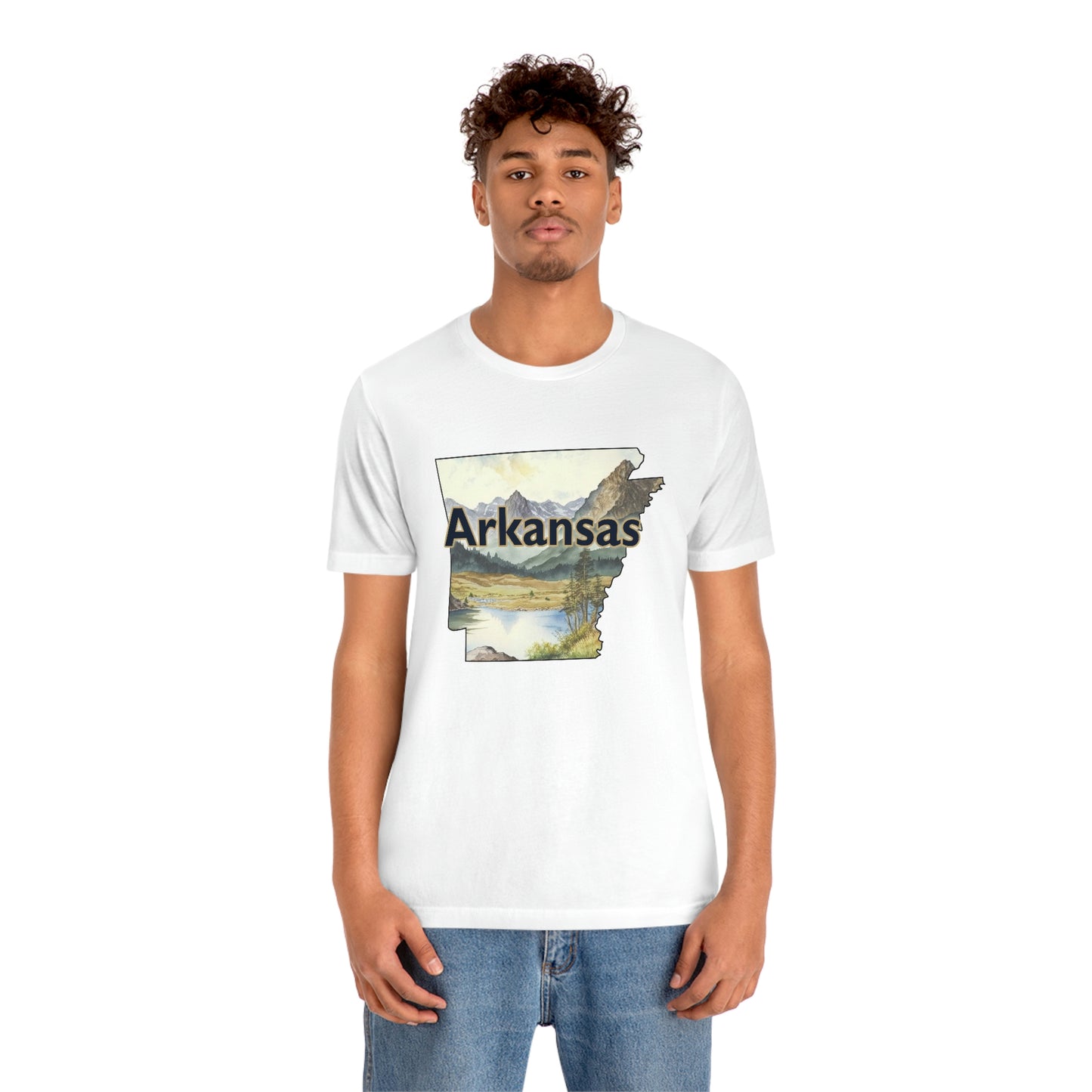 Arkansas Landscape Unisex Jersey Short Sleeve Tee Tshirt T-shirt