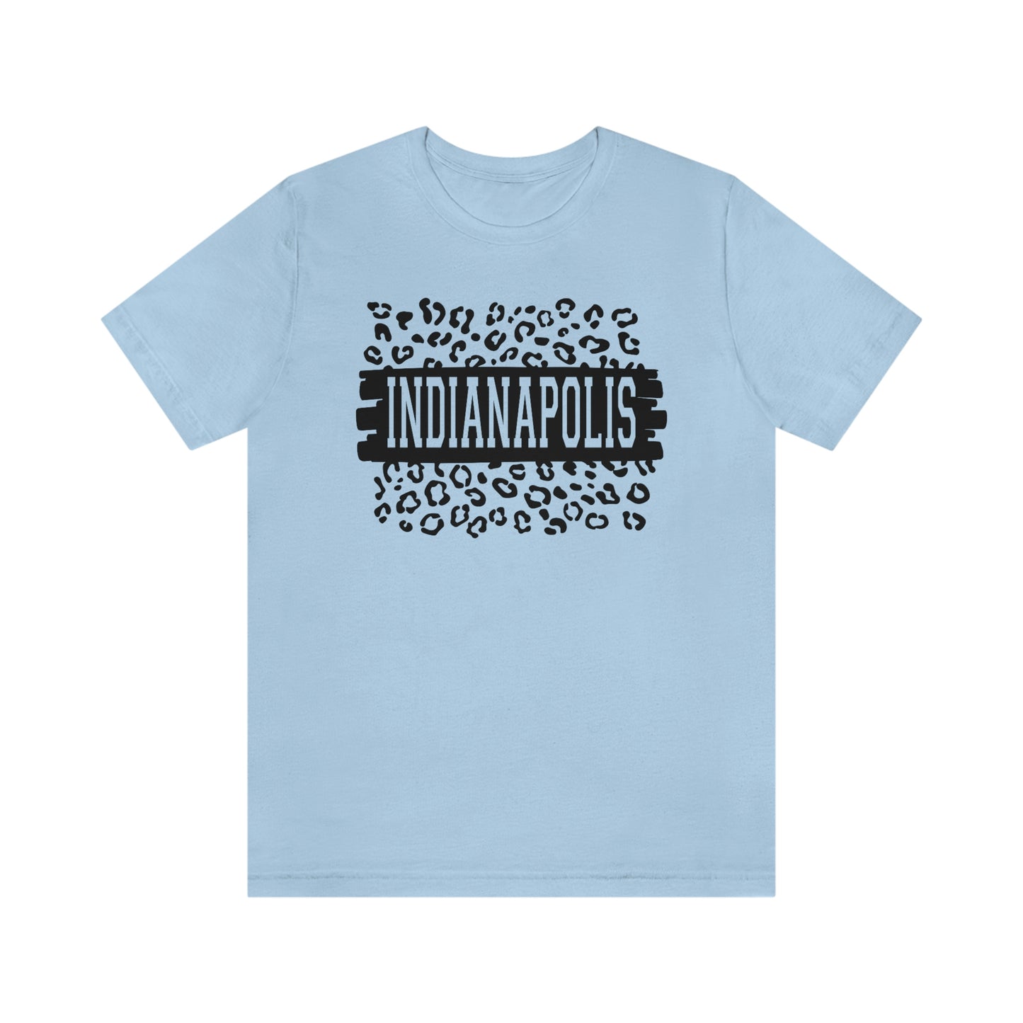 Indianapolis Leopard Print Short Sleeve T-shirt