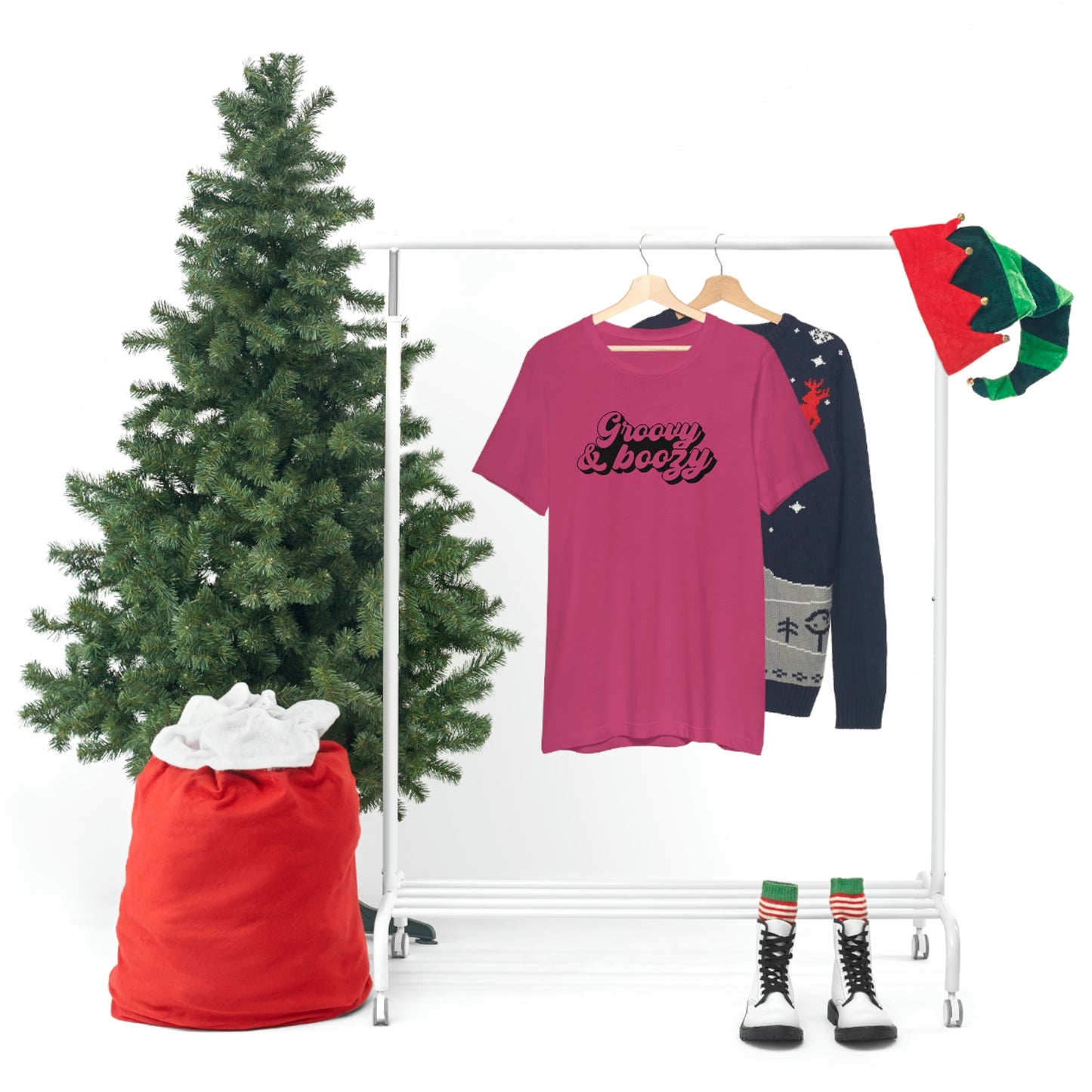 Groovy and Boozy Unisex Jersey Short Sleeve Tee