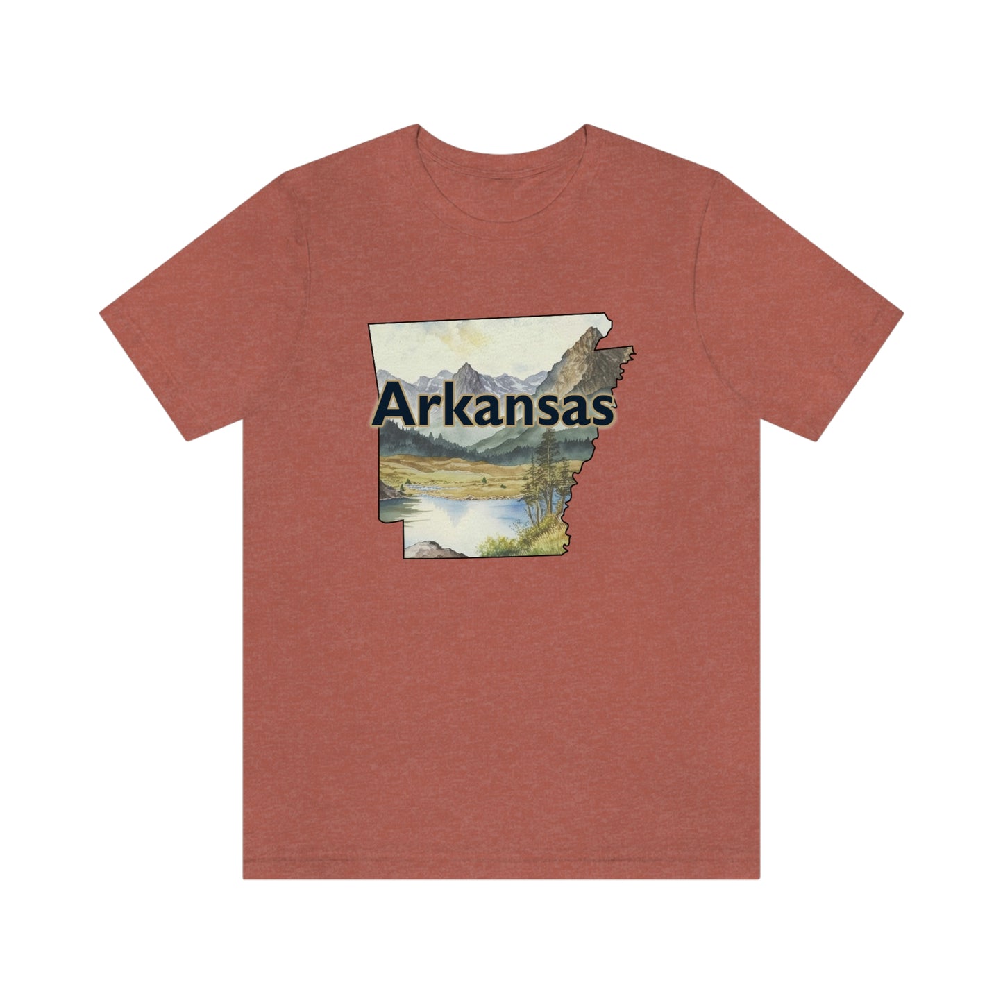 Arkansas Landscape Unisex Jersey Short Sleeve Tee Tshirt T-shirt