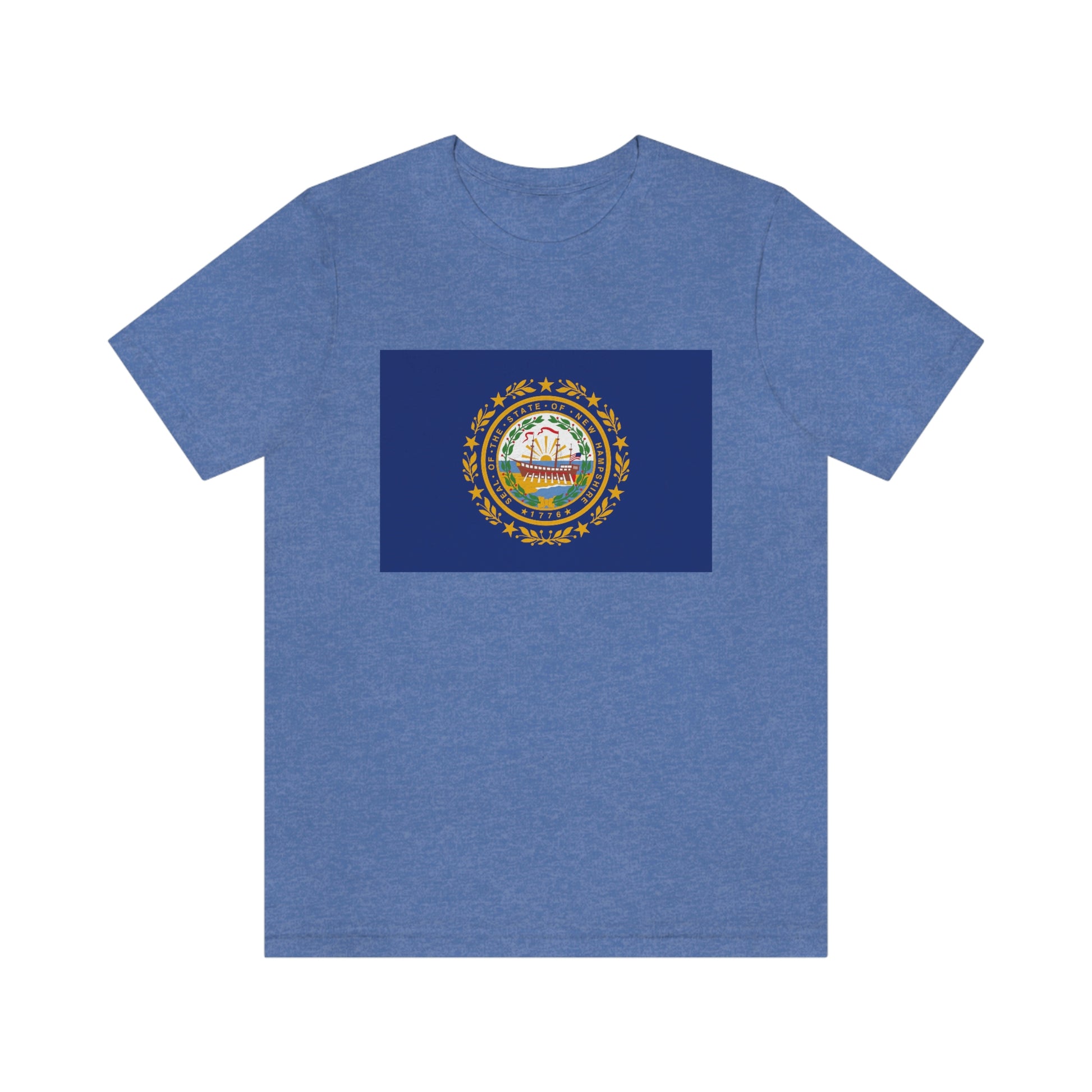 New Hampshire Flag Unisex Jersey Short Sleeve Tee Tshirt T-shirt