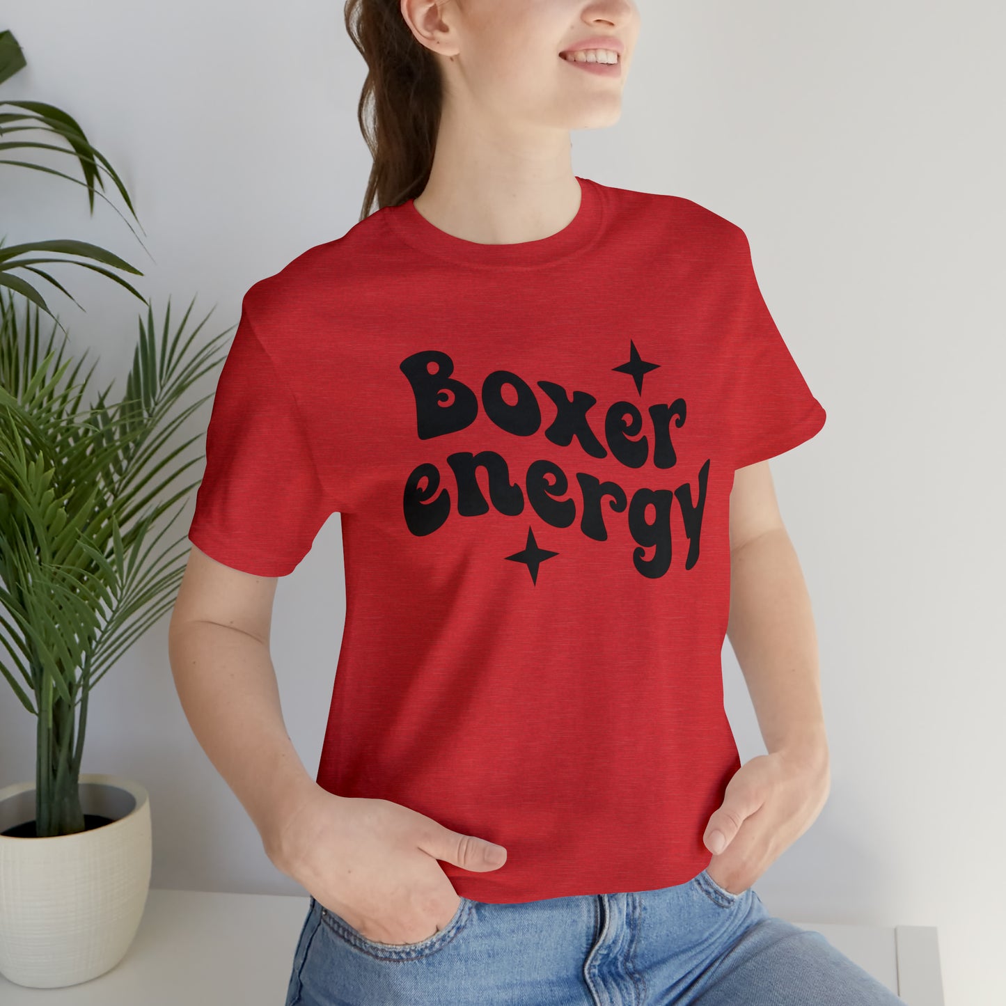 Boxer Energy Dog Short Sleeve T-shirt