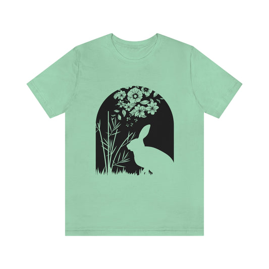 Bunny silhouette scene tshirt tee t-shirt