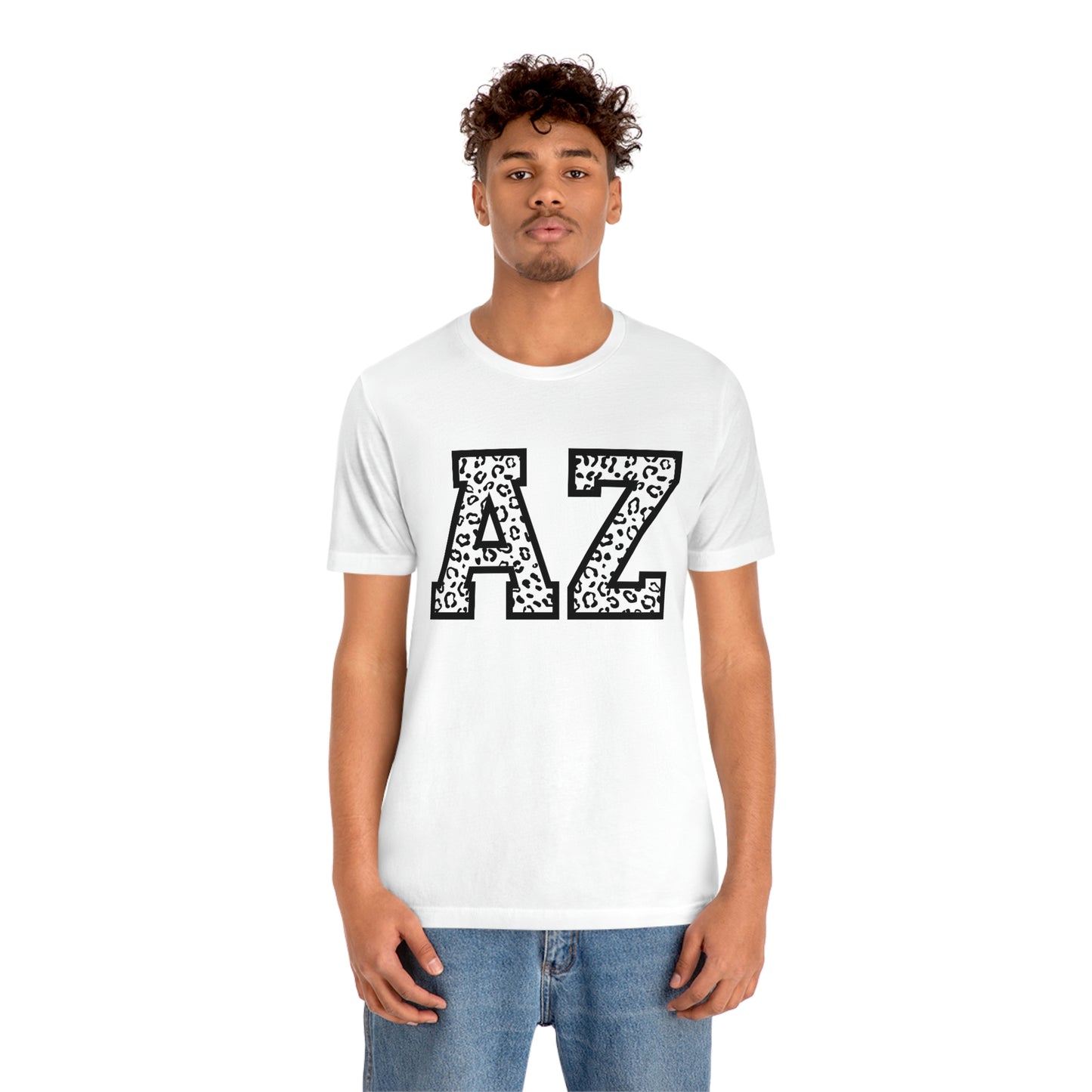 Arizona AZ Leopard Print Unisex Jersey Short Sleeve Tee Tshirt T-shirt