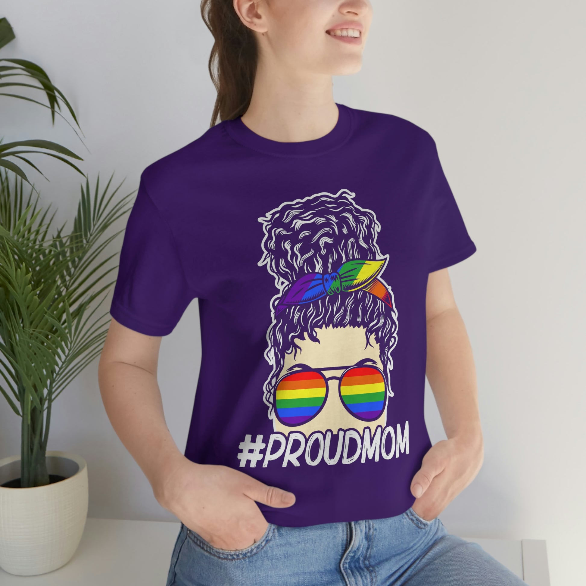 LGBTQIA Proud Mom tshirt tee t-shirt