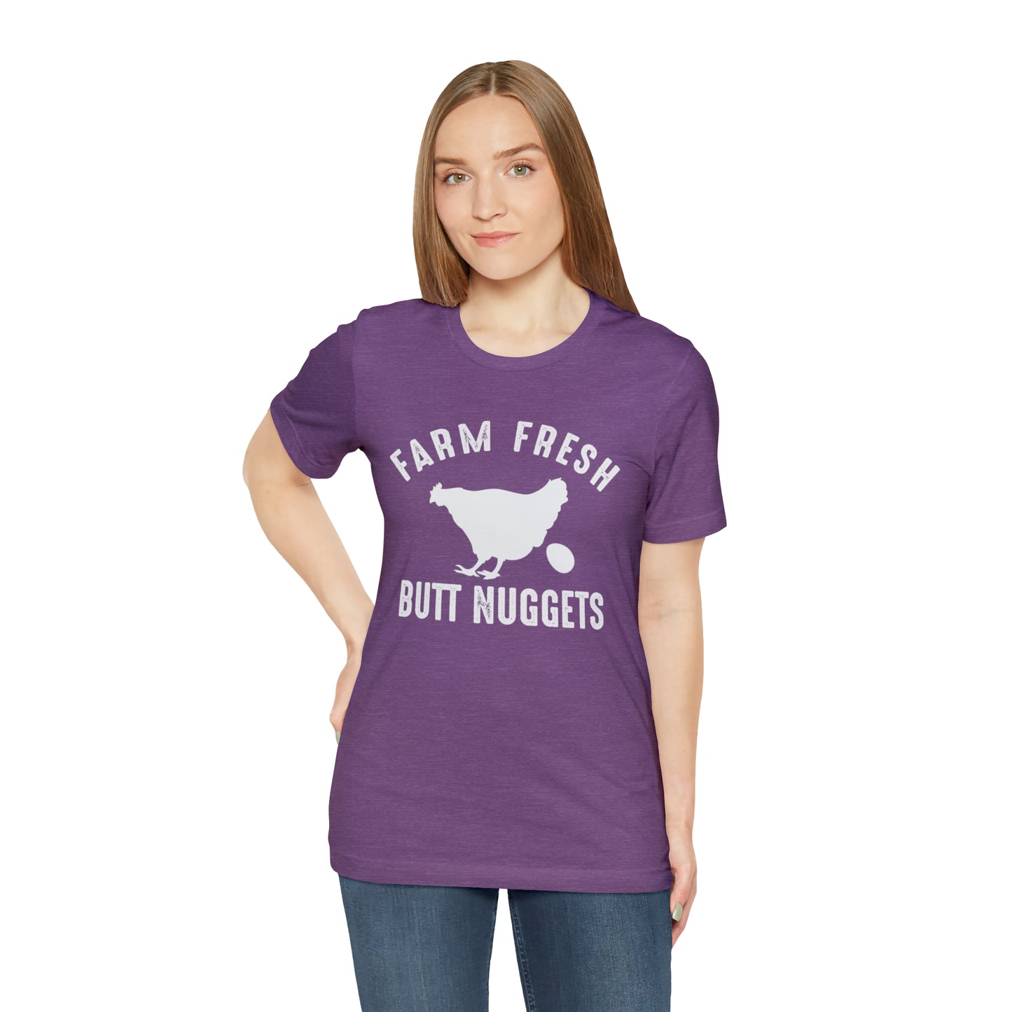 Farm Fresh Butt Nuggets Chicken Short Sleeve T-shirt