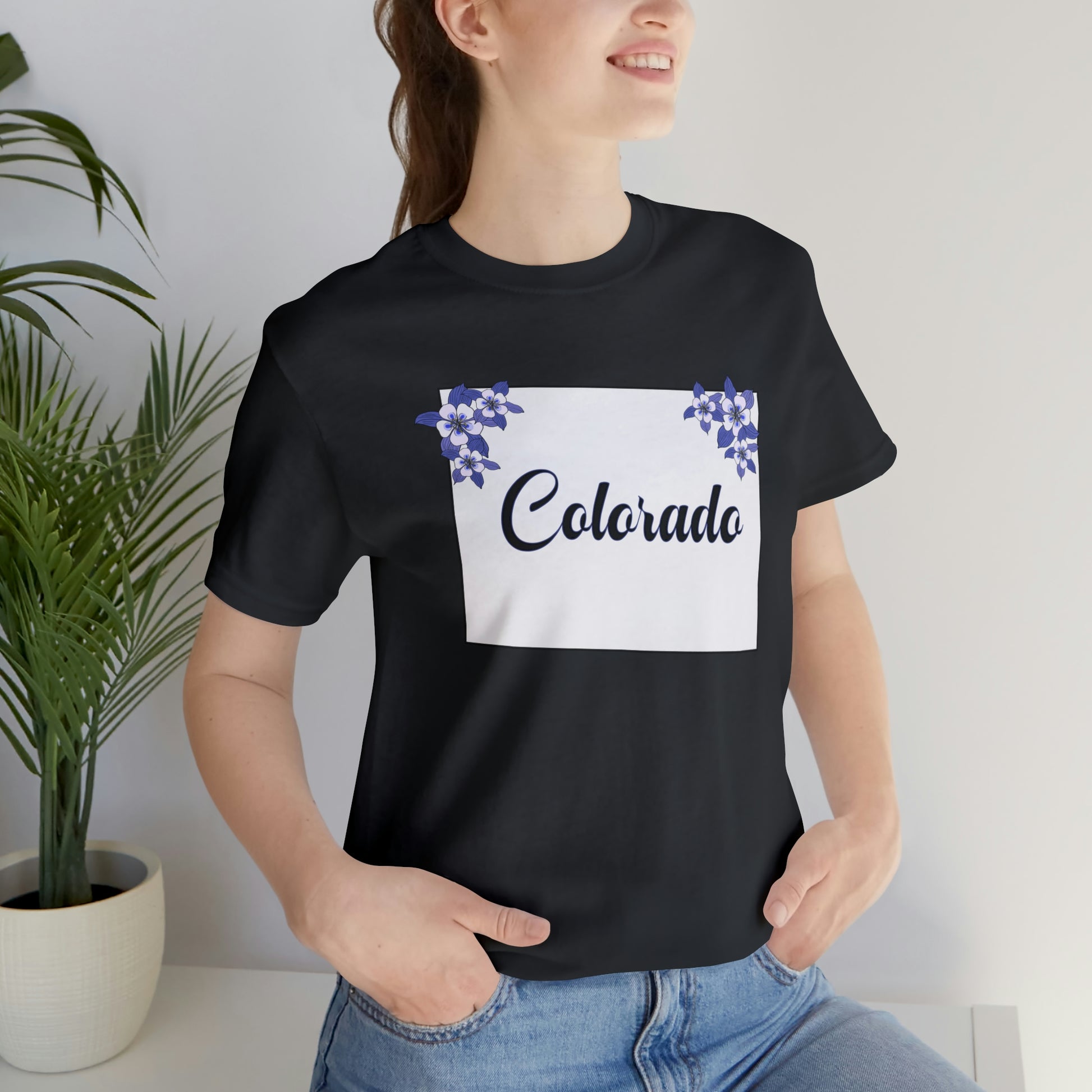Colorado State Flower Short Sleeve T-shirt