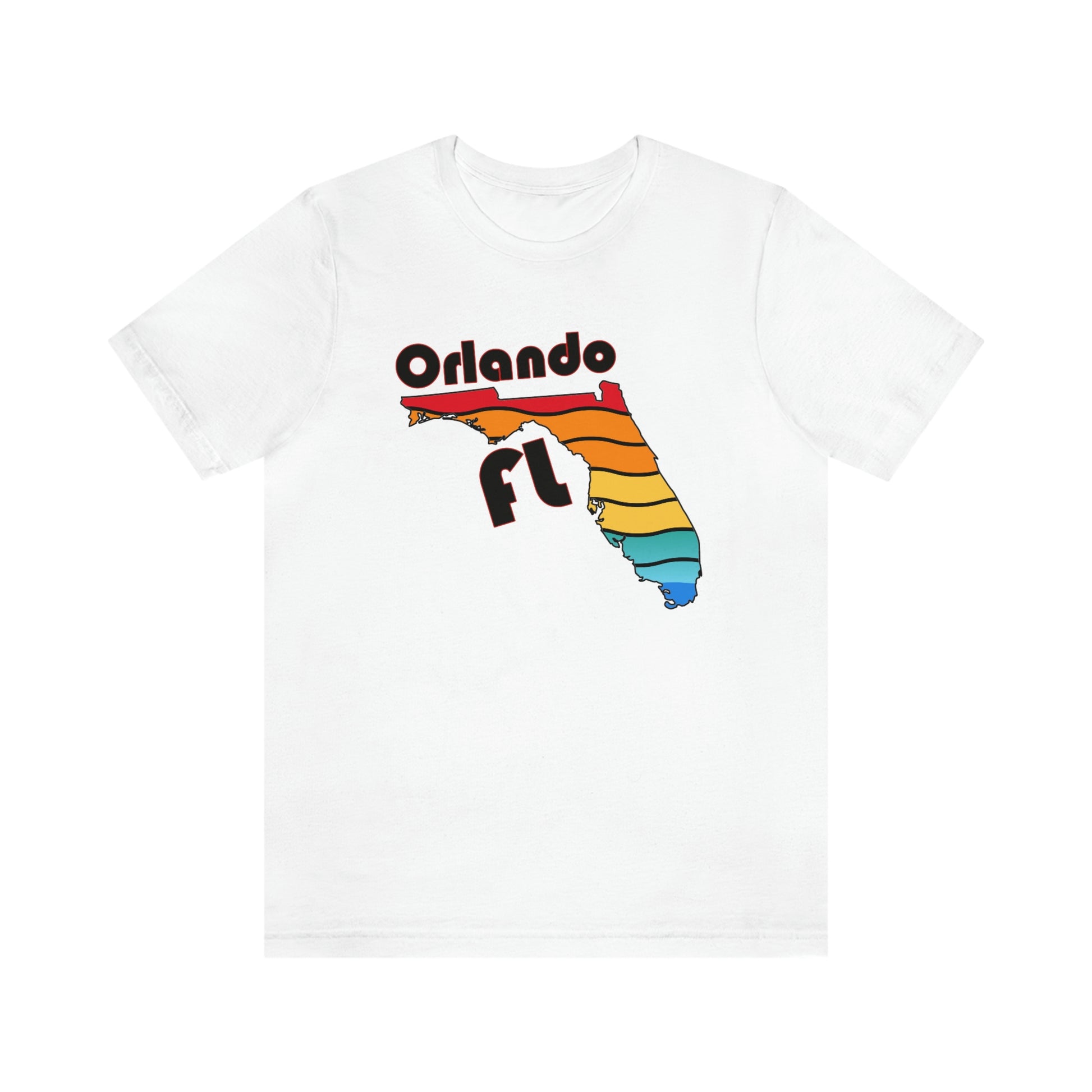Orlando Florida Rainbow Florida Short Sleeve T-shirt