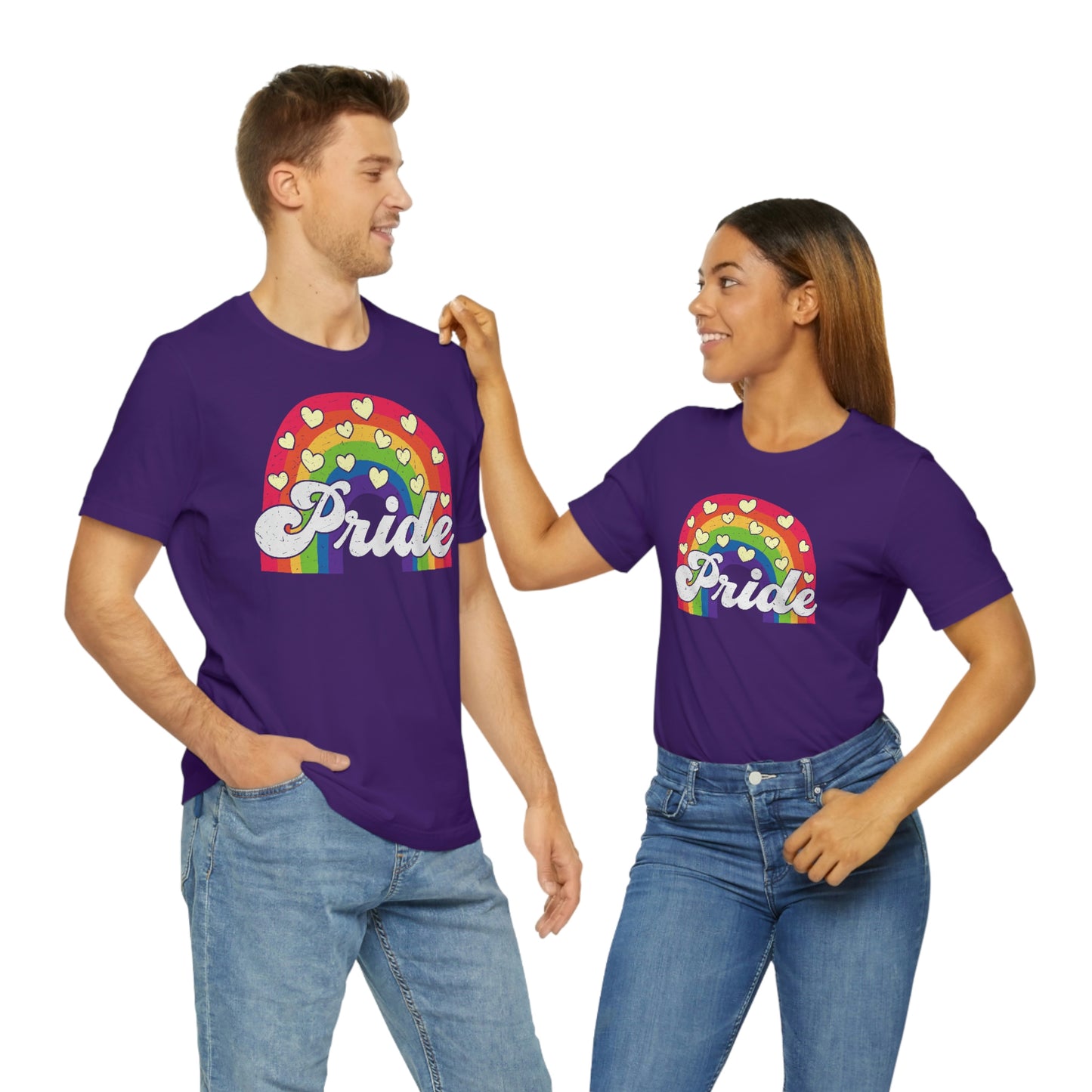 Pride Rainbow LGBTQIA Unisex Jersey Short Sleeve Tee