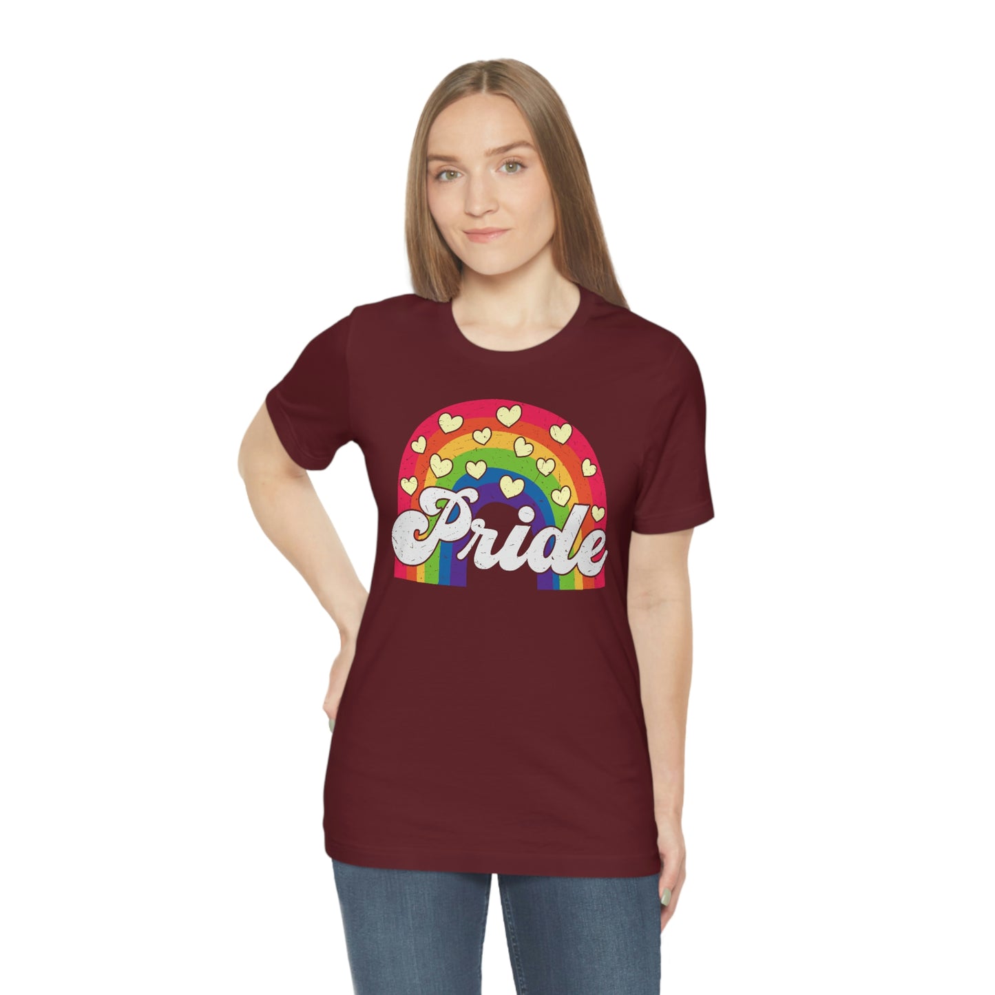 Pride Rainbow LGBTQIA Unisex Jersey Short Sleeve Tee