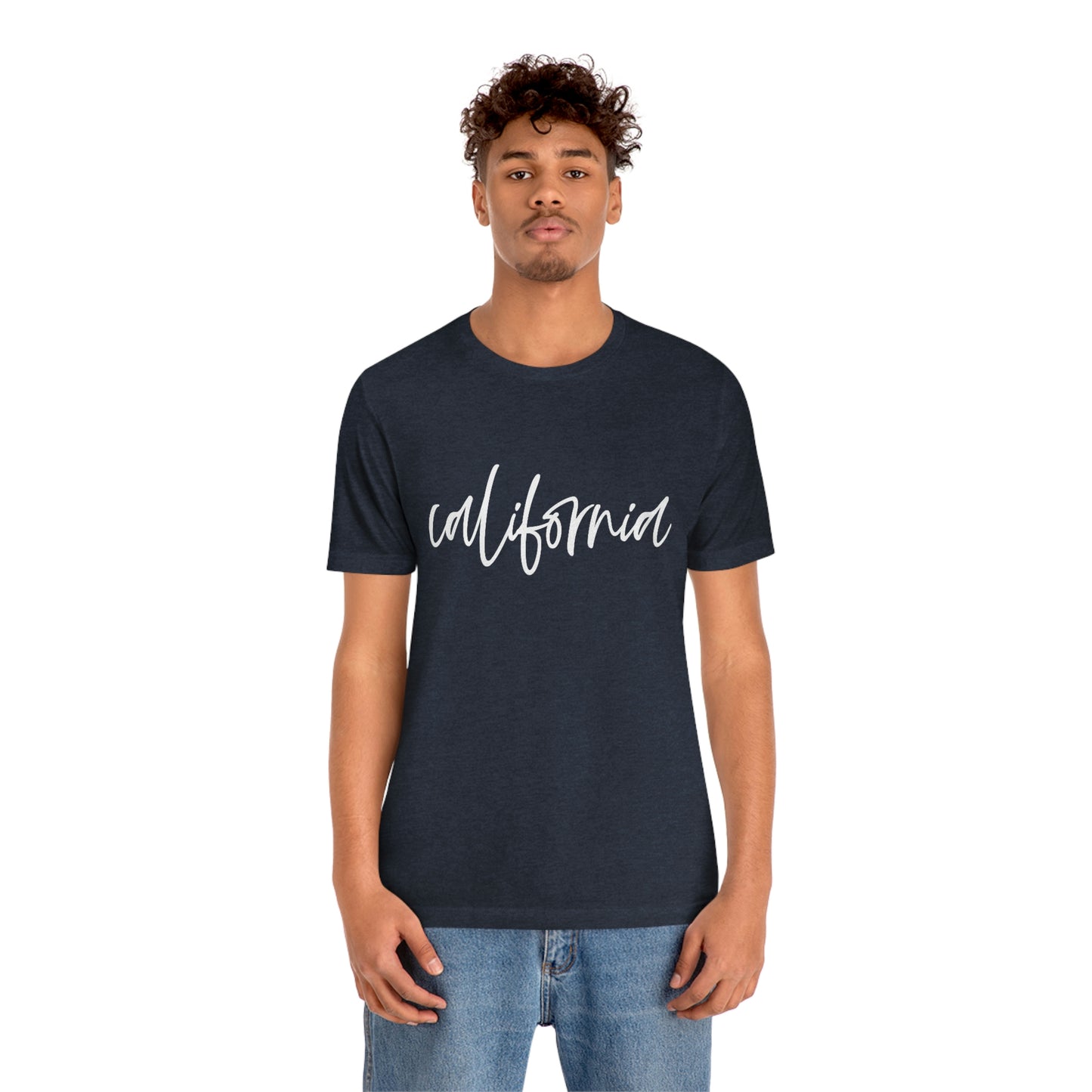 California Script Unisex Jersey Short Sleeve Tee Tshirt T-shirt