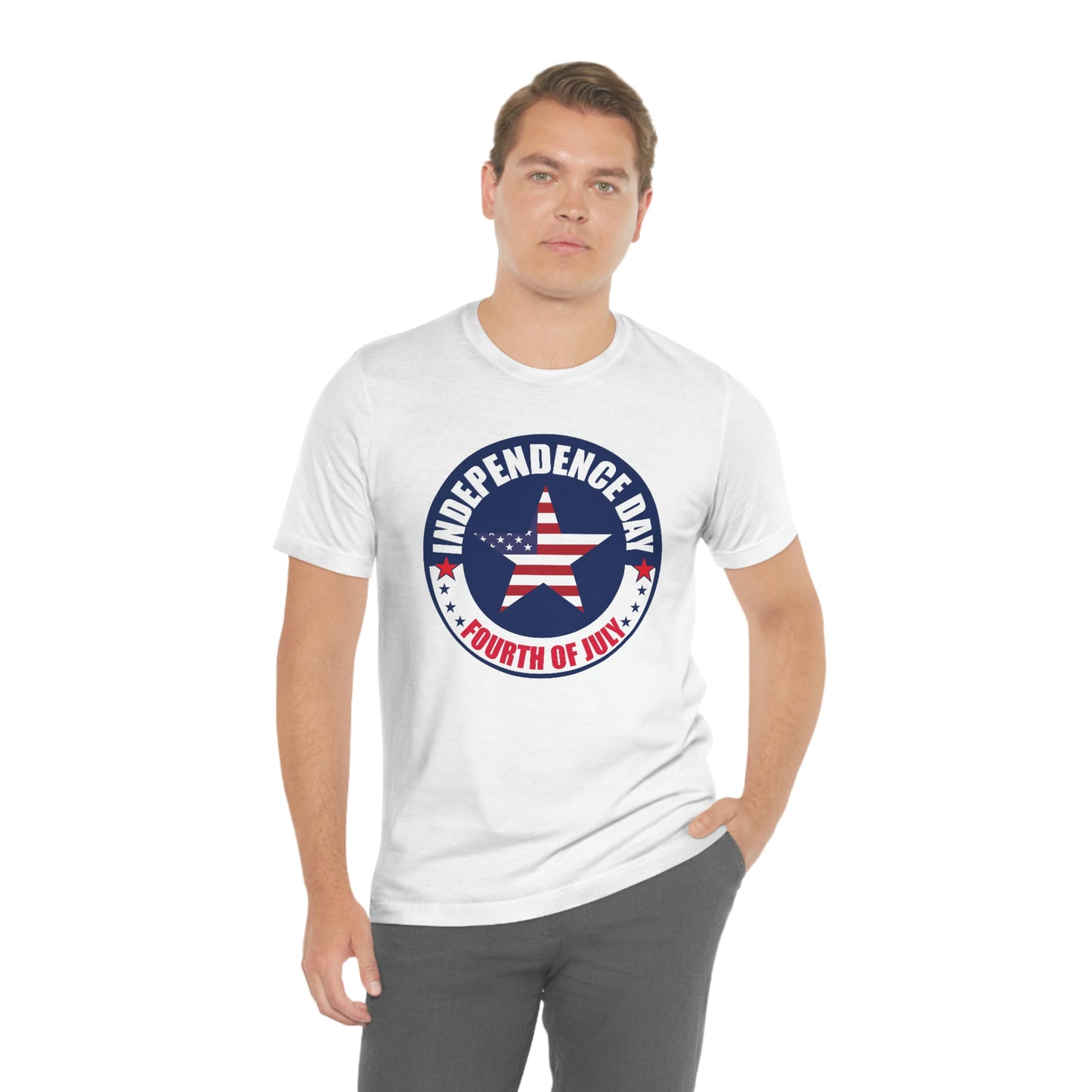 Independence Day Happy 4th of July Unisex Jersey Short Sleeve Tee