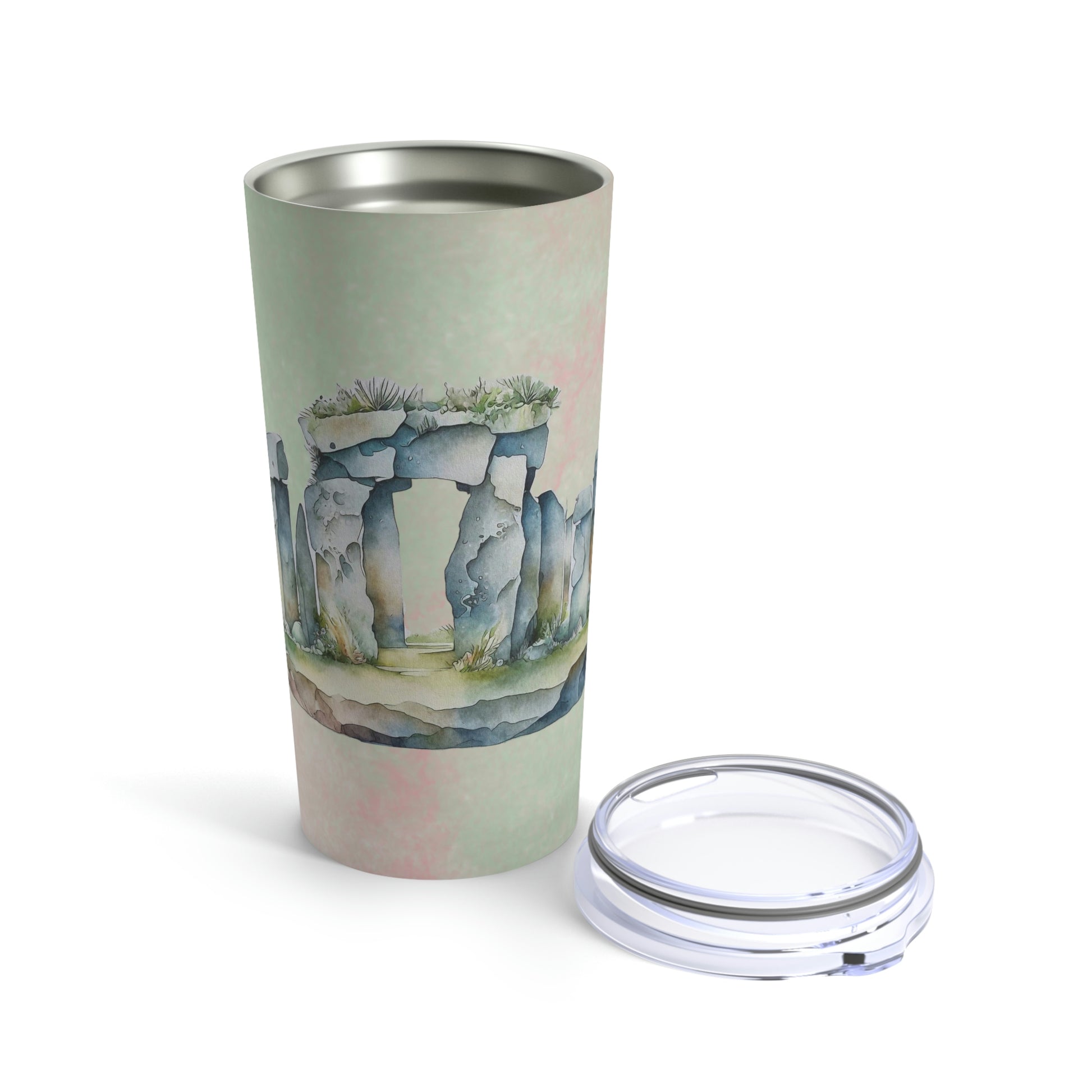 Standing Stones Watercolor Tumbler 20oz