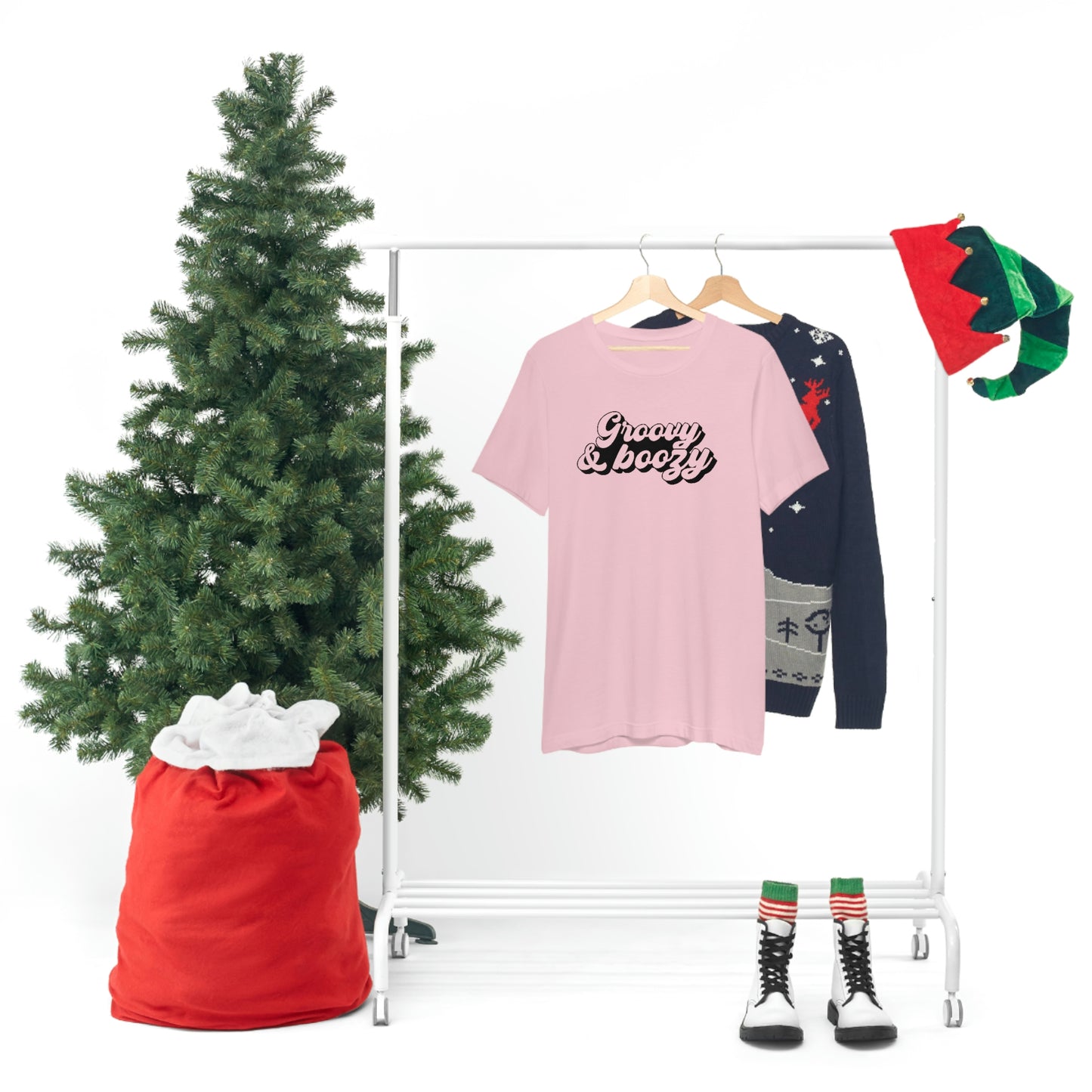 Groovy and Boozy Unisex Jersey Short Sleeve Tee