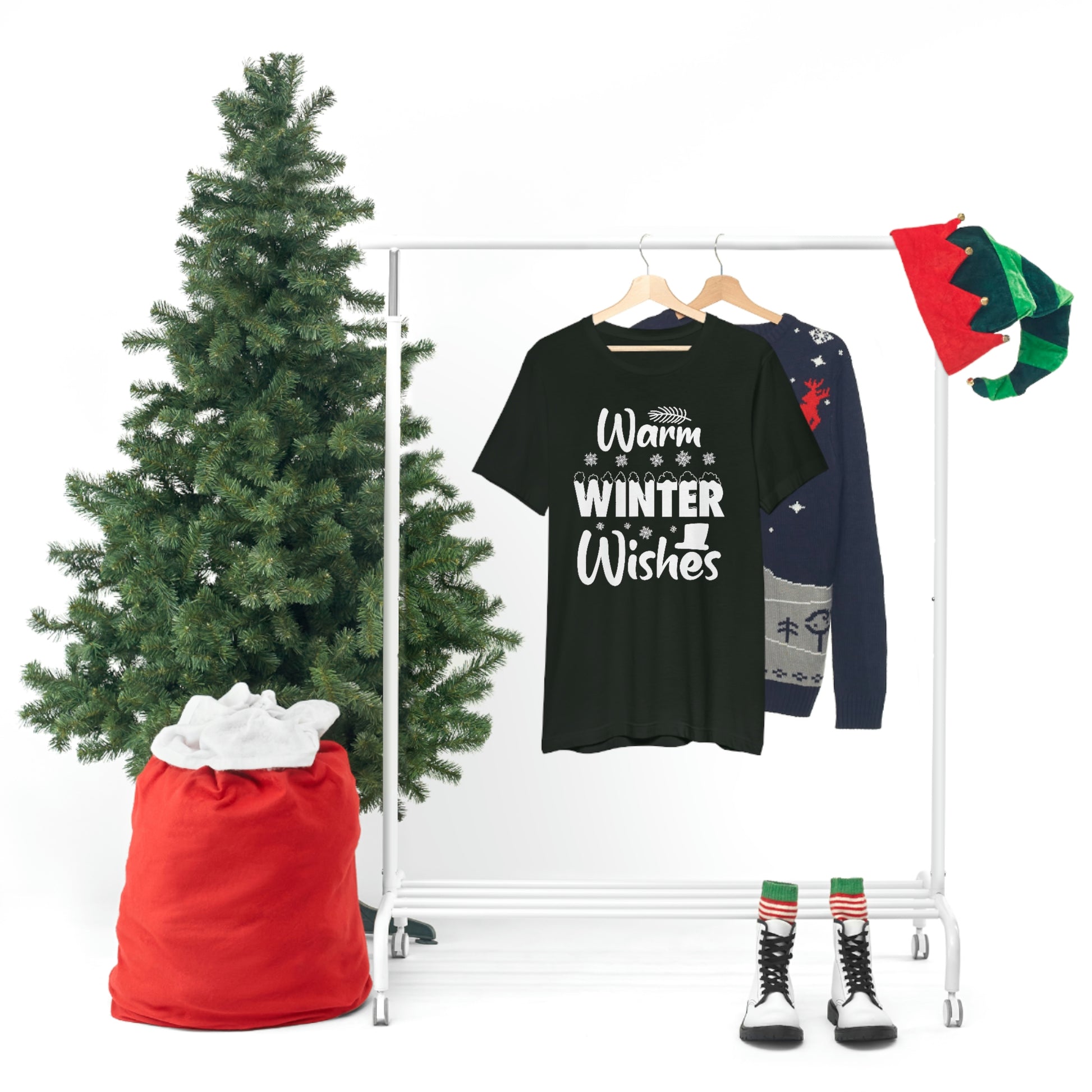 Warm Winter Wishes Unisex Jersey Short Sleeve Tee