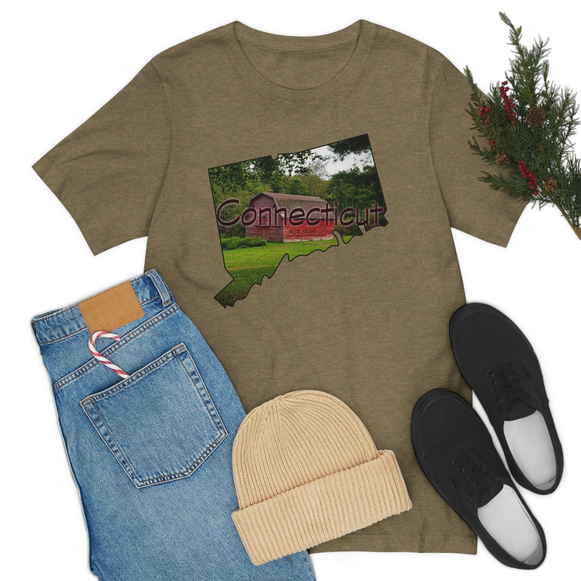 Connecticut Red Barn Short Sleeve  T-shirt