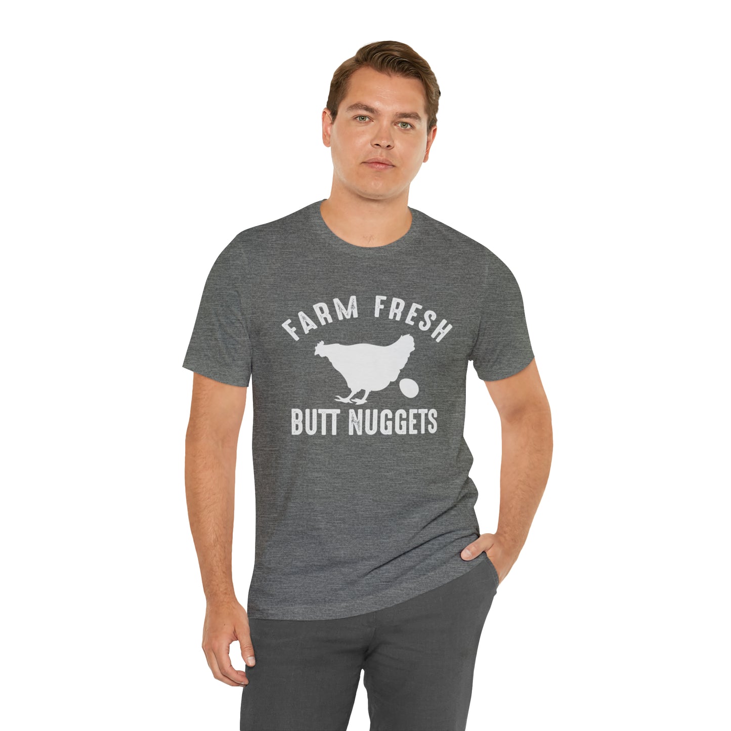 Farm Fresh Butt Nuggets Chicken Short Sleeve T-shirt