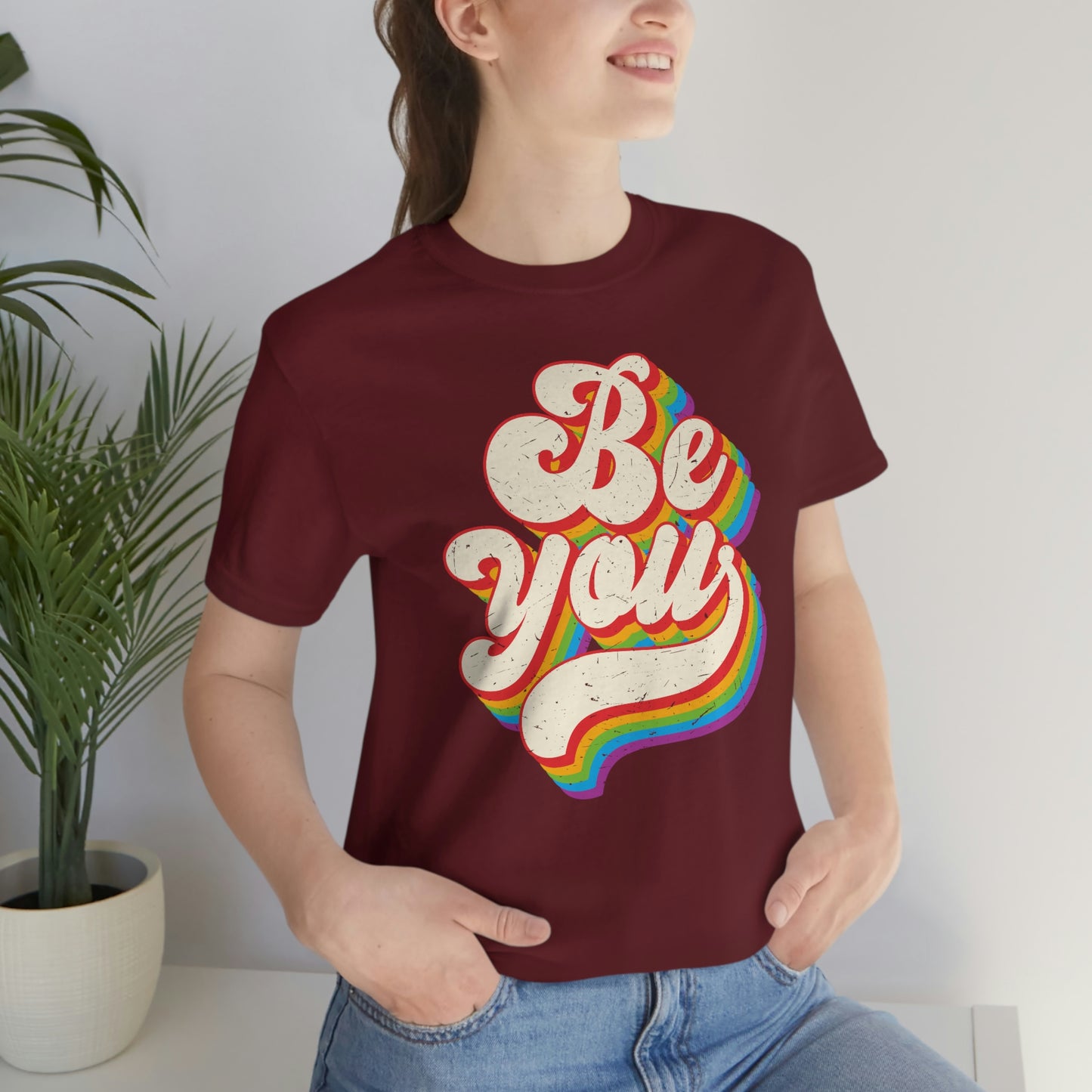 Be You LGBTQIA Unisex Jersey Short Sleeve Tee