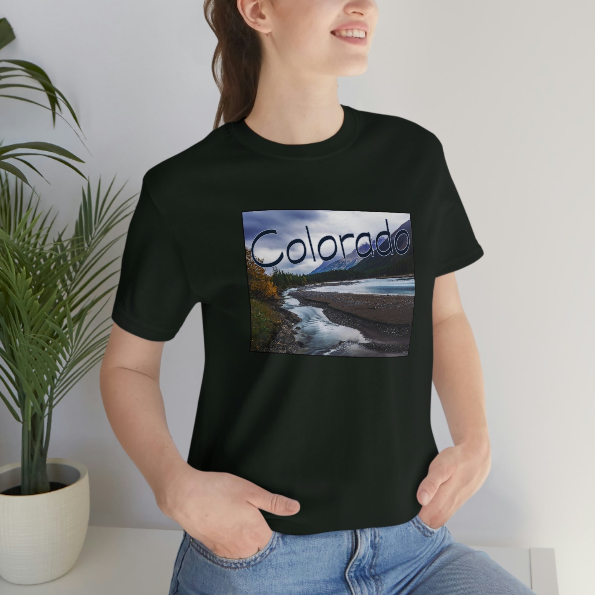 Colorado Water Unisex Jersey Short Sleeve Tee Tshirt T-shirt