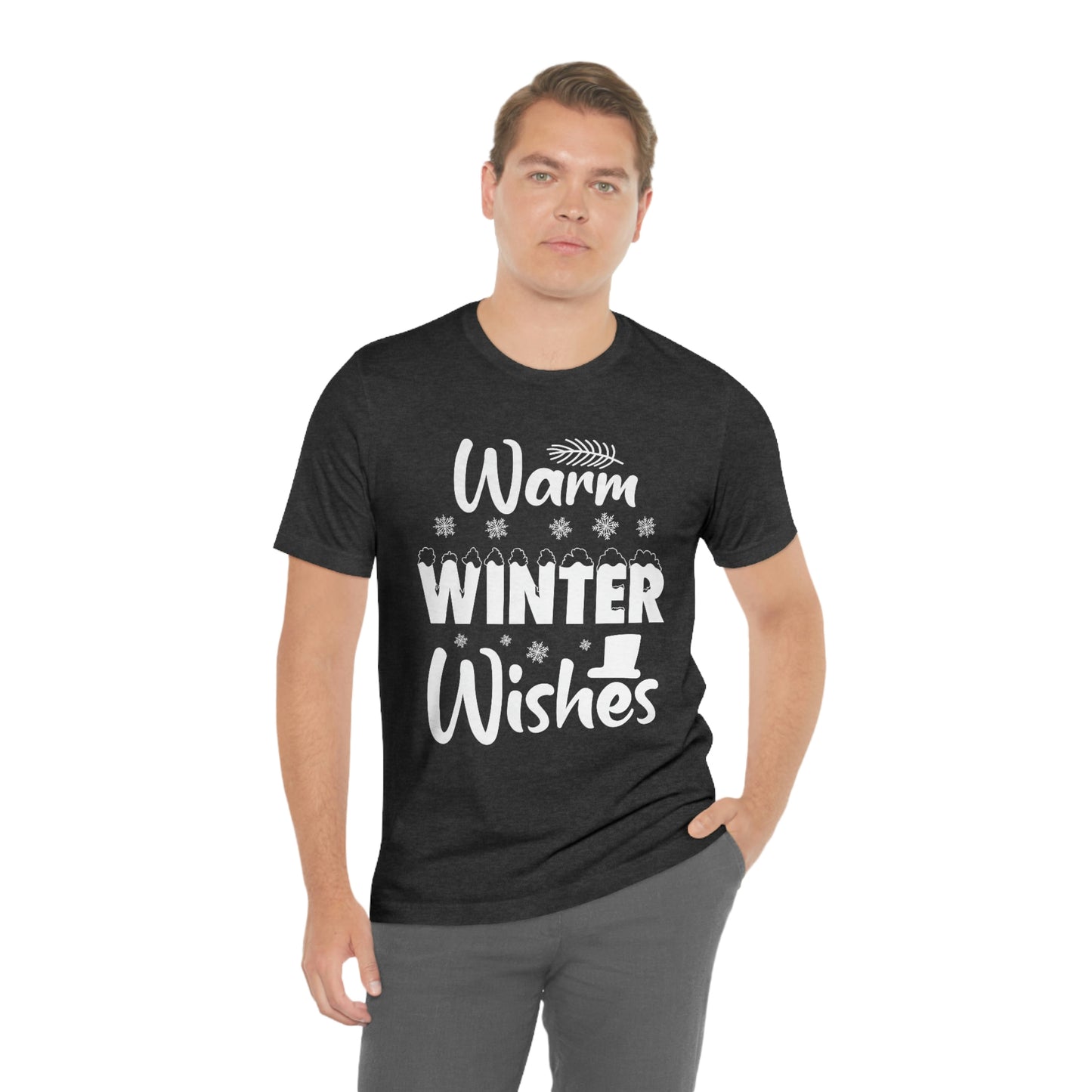 Warm Winter Wishes Unisex Jersey Short Sleeve Tee