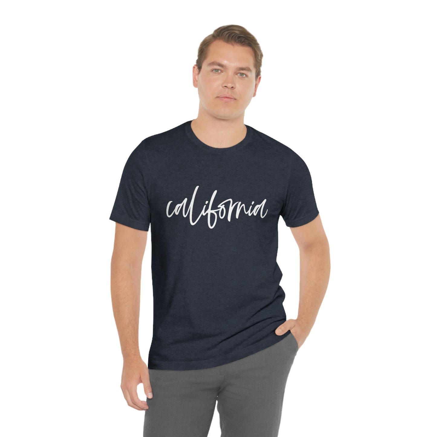 California Script Unisex Jersey Short Sleeve Tee Tshirt T-shirt