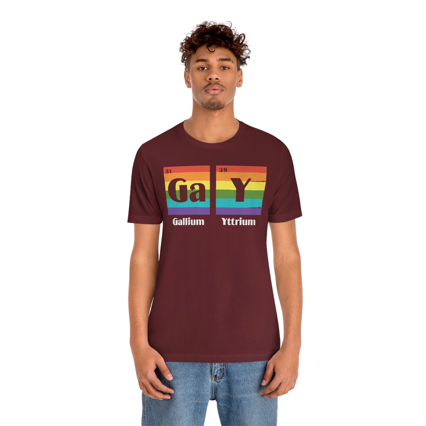 Gallium Yttrium LGBTQIA Unisex Jersey Short Sleeve Tee