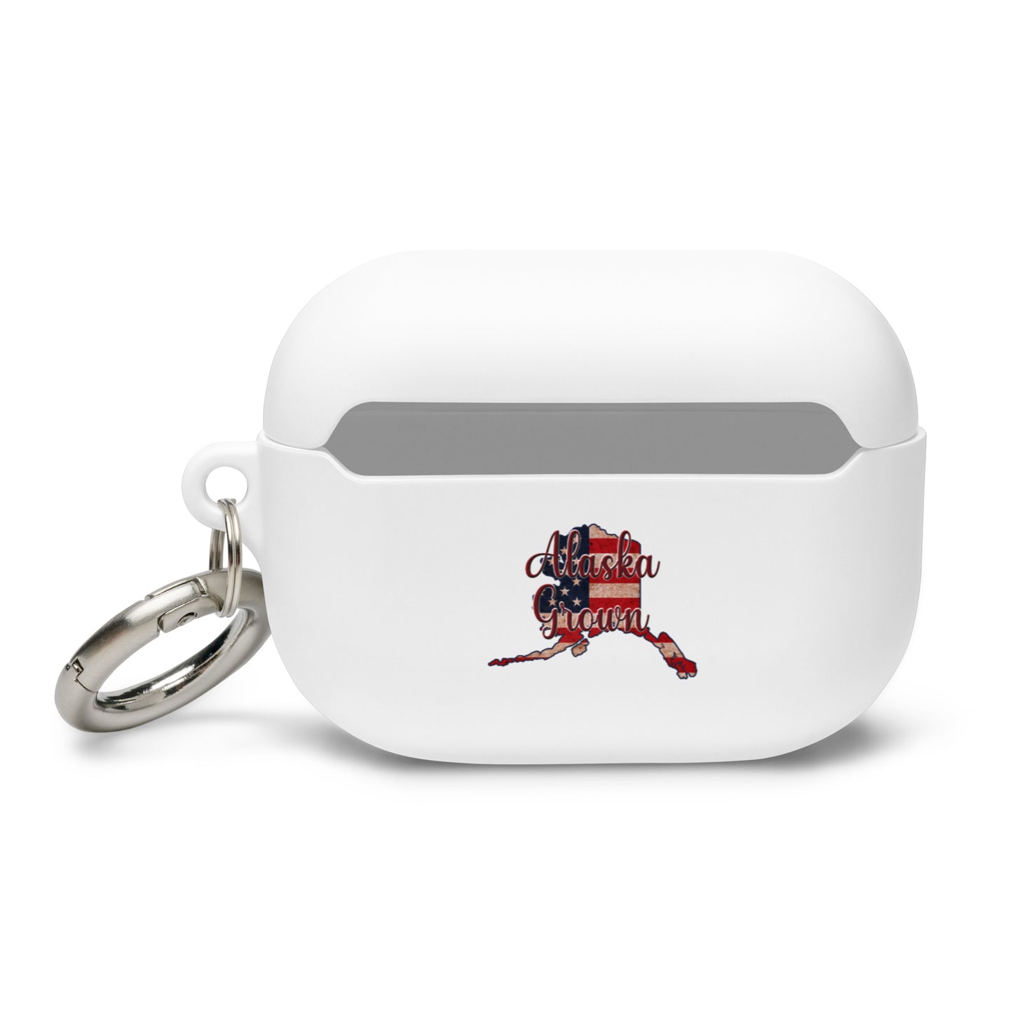 Alaska Grown on US Flag AirPods case