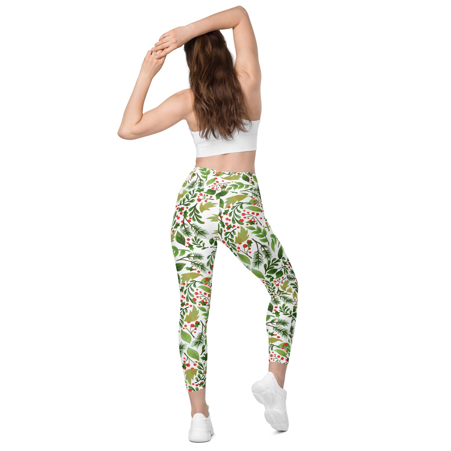 Holly Crossover leggings with pockets