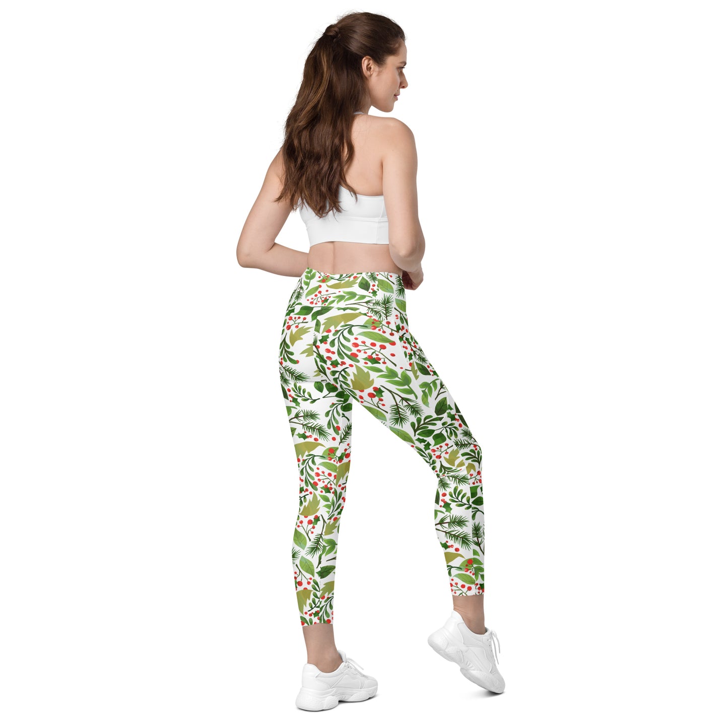 Holly Crossover leggings with pockets