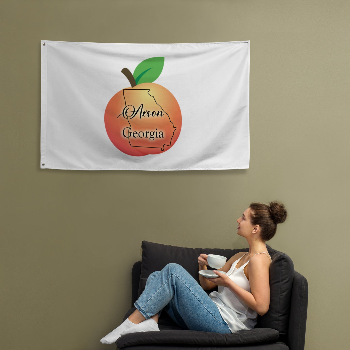 Axson Georgia Flag