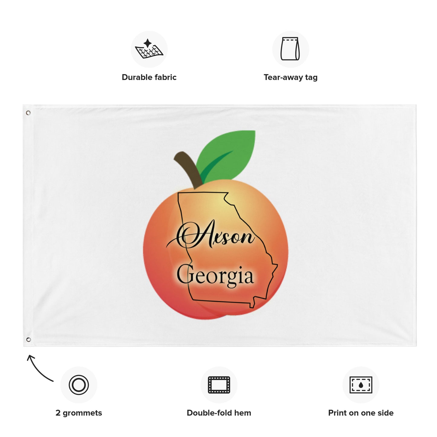 Axson Georgia Flag