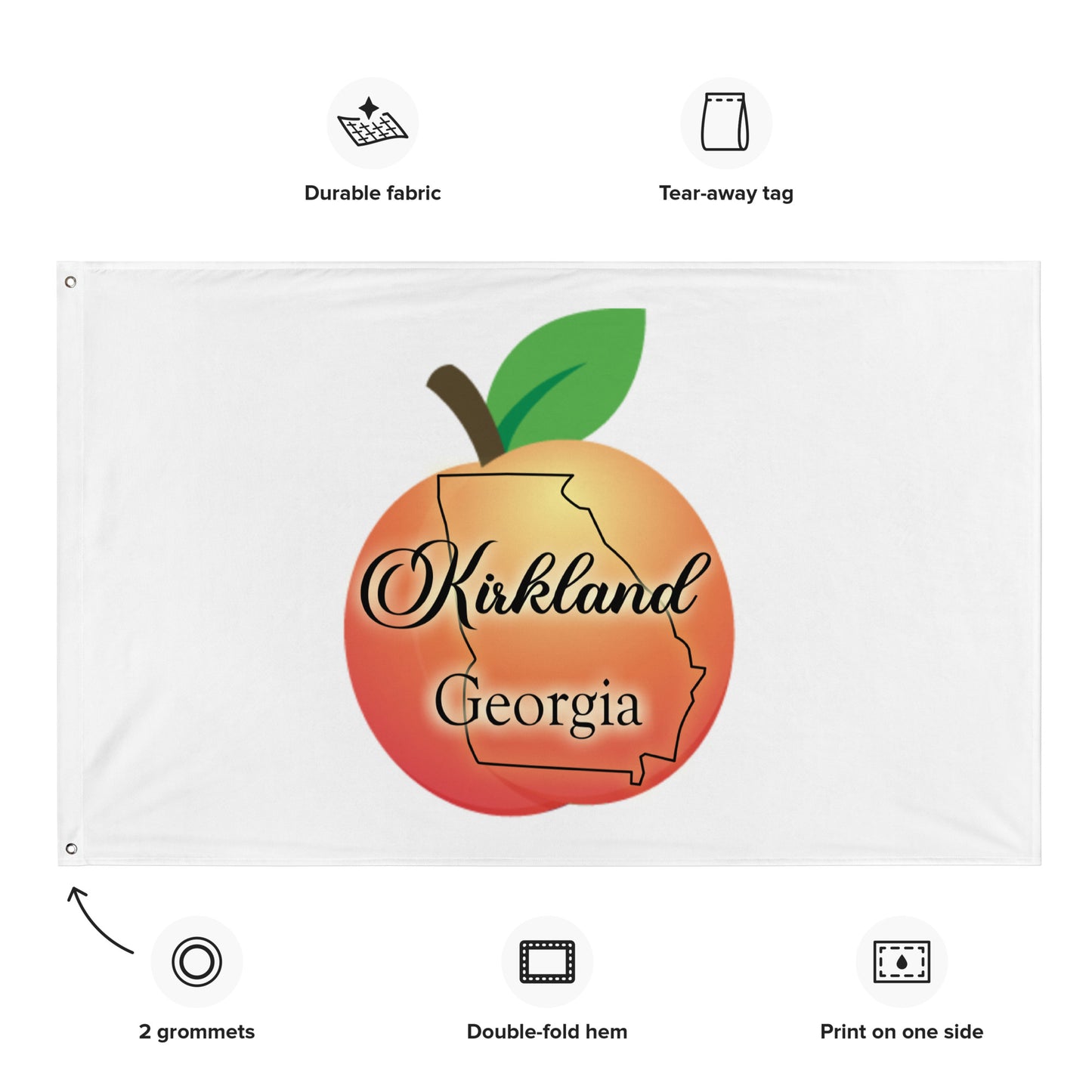 Kirkland Georgia Flag