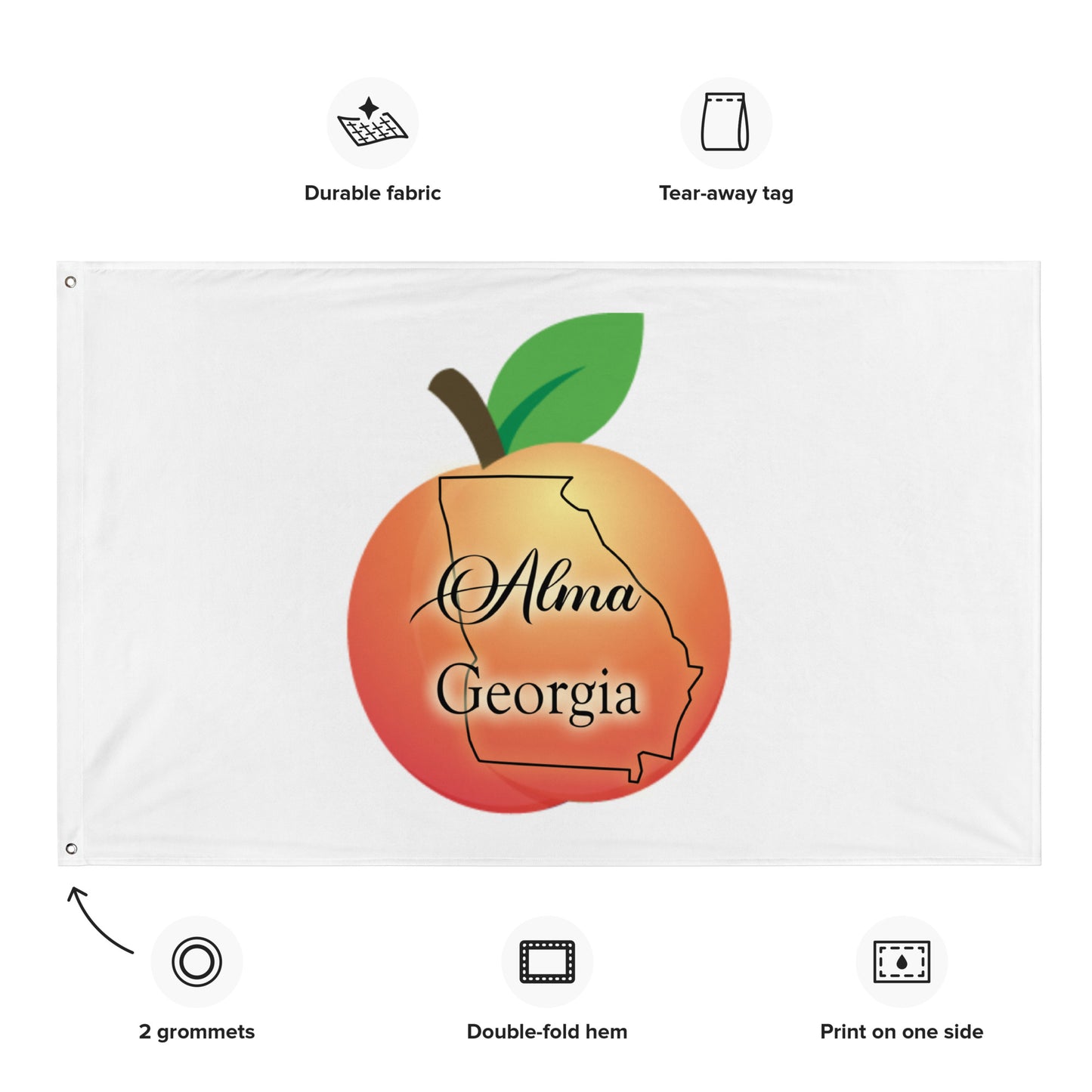 Alma Georgia Flag