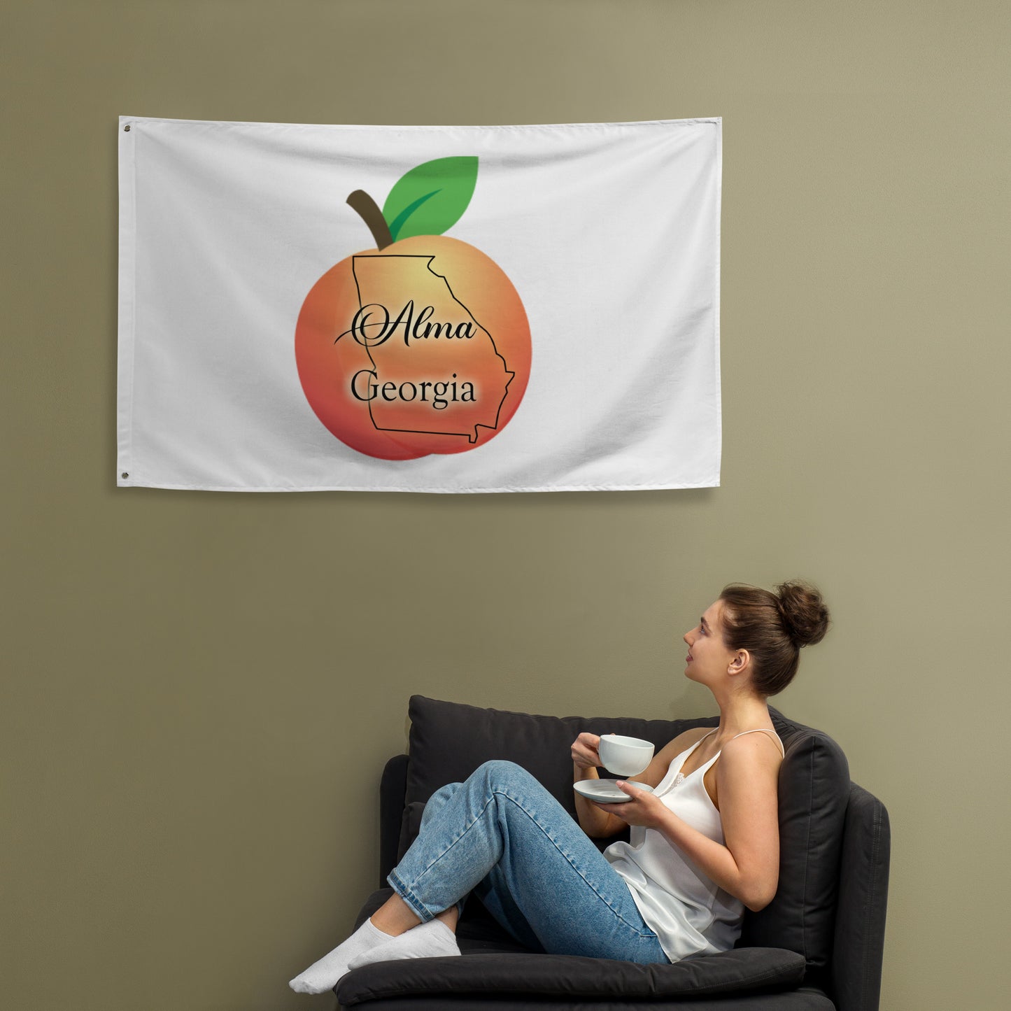 Alma Georgia Flag