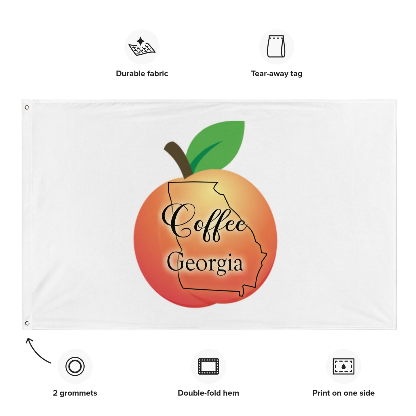 Coffee Georgia Flag