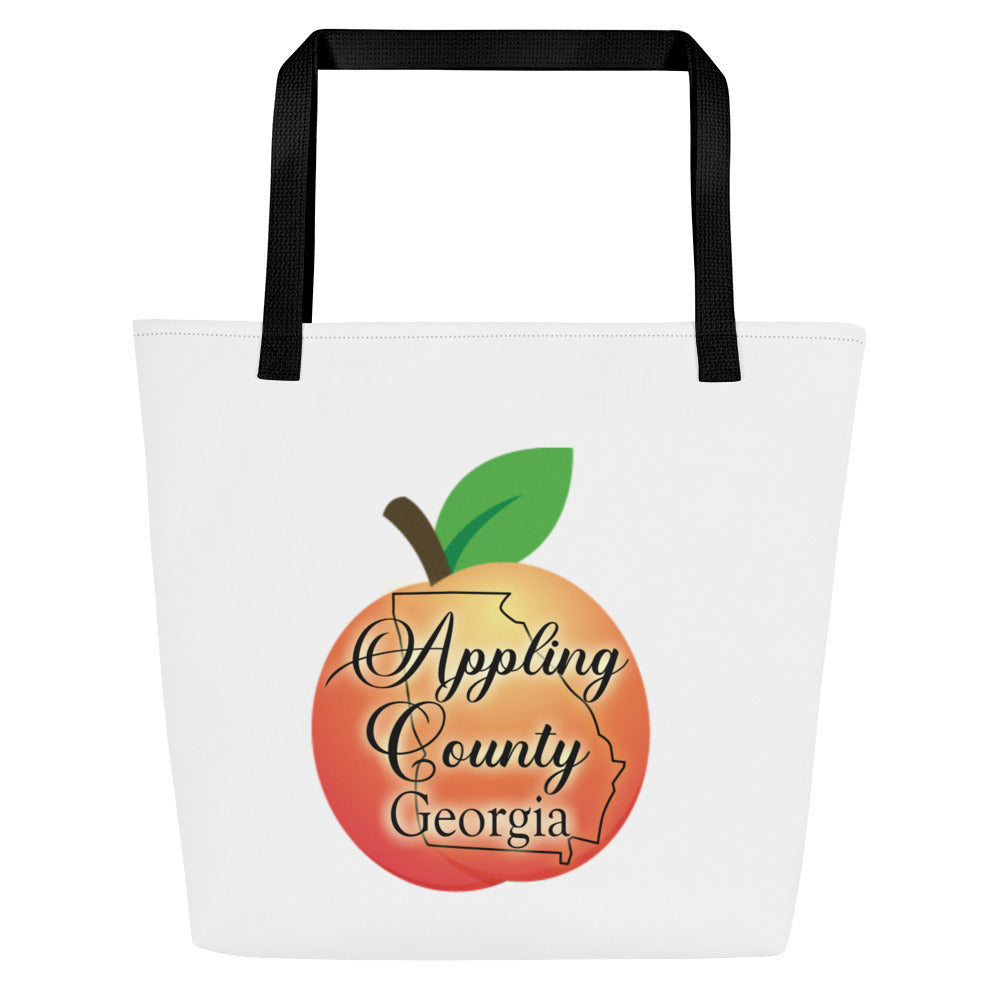 Appling County Georgia All-Over Print Large Tote Bag