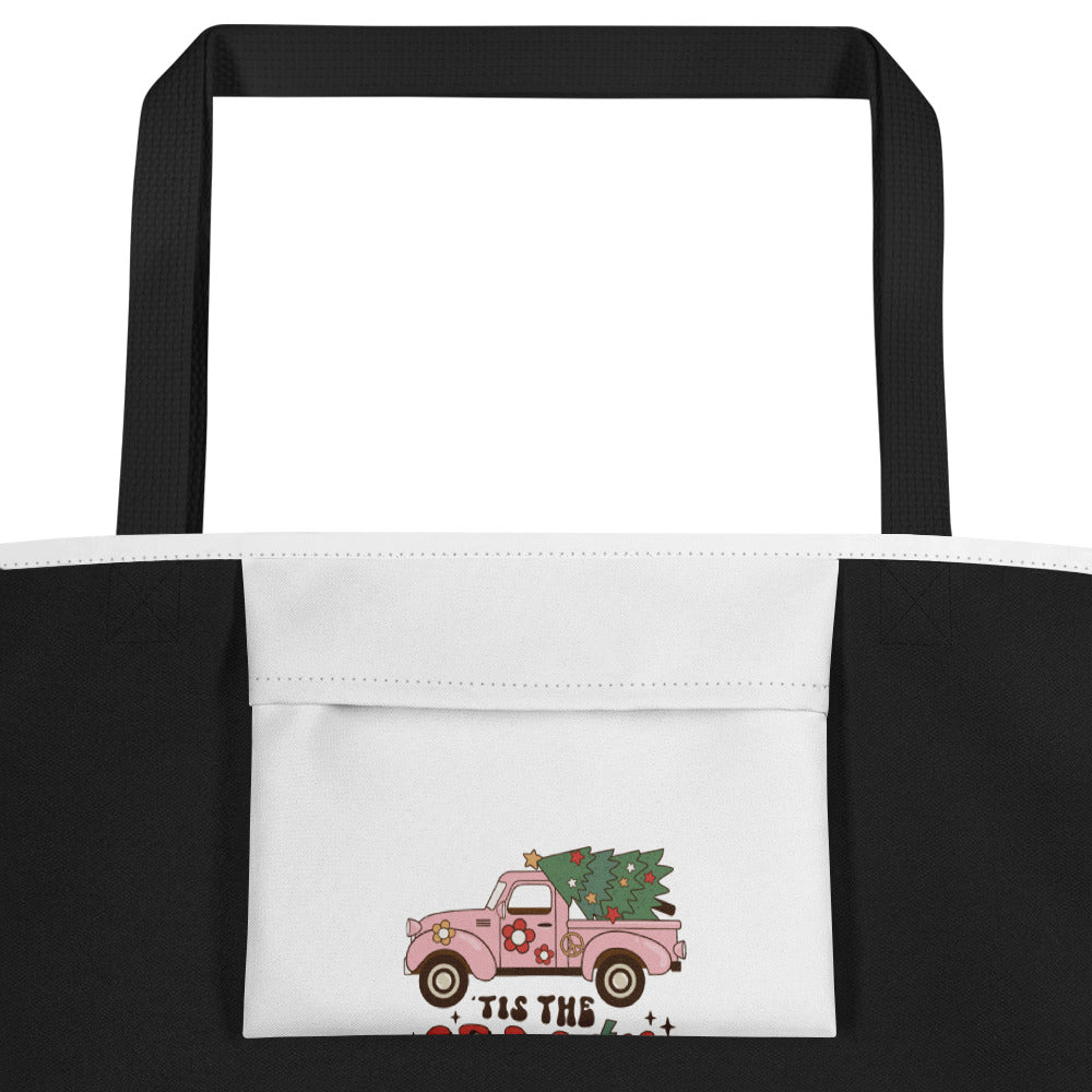 Tis the Season All-Over Print Large Tote Bag