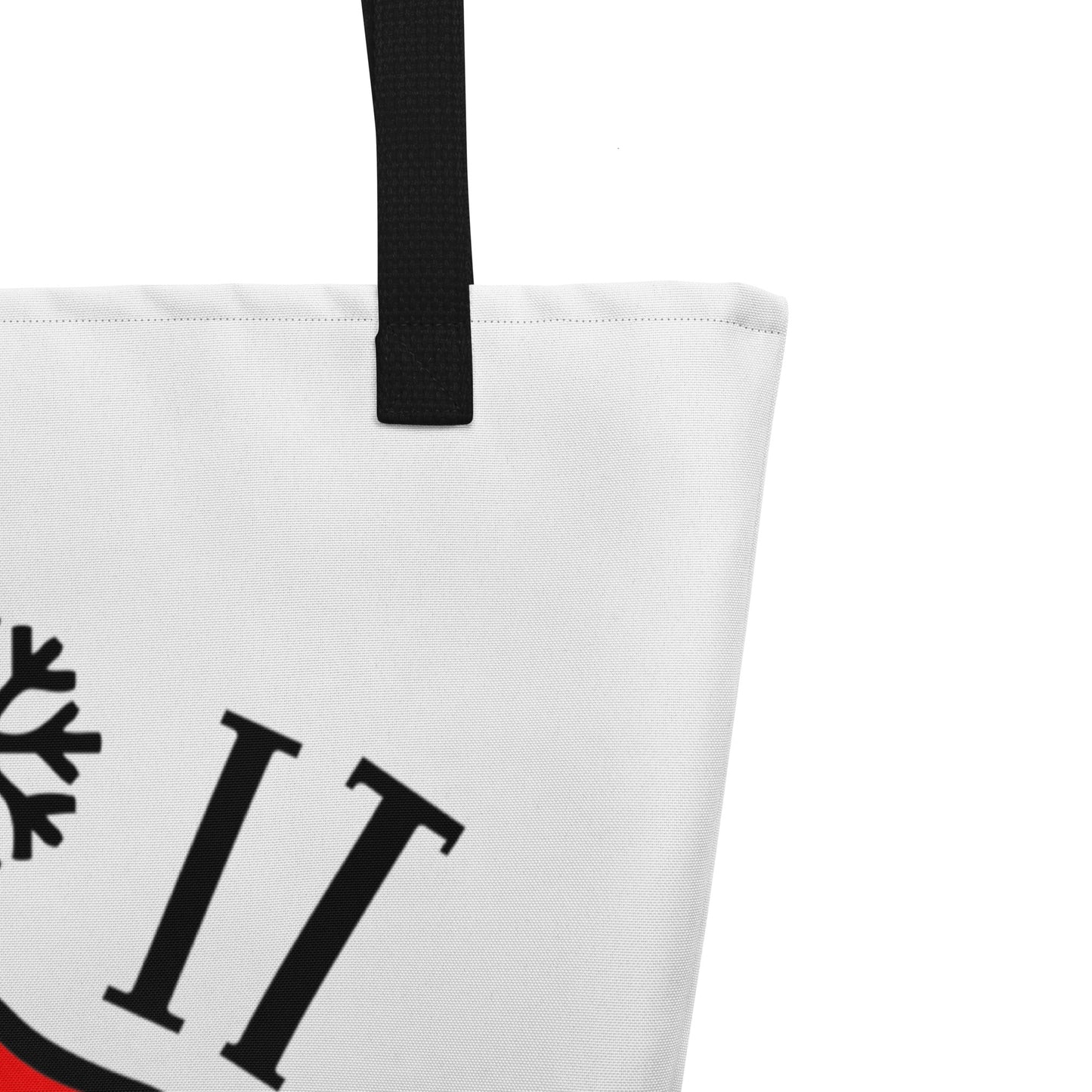 Let it Snow All-Over Print Large Tote Bag