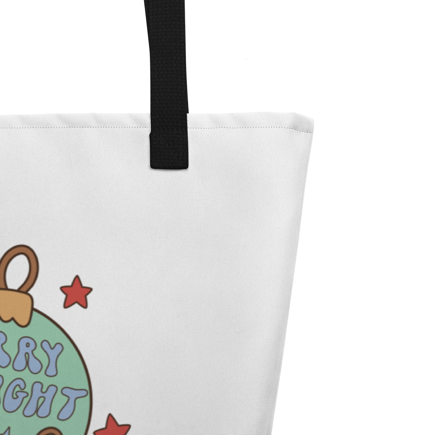 Festive AF All-Over Print Large Tote Bag