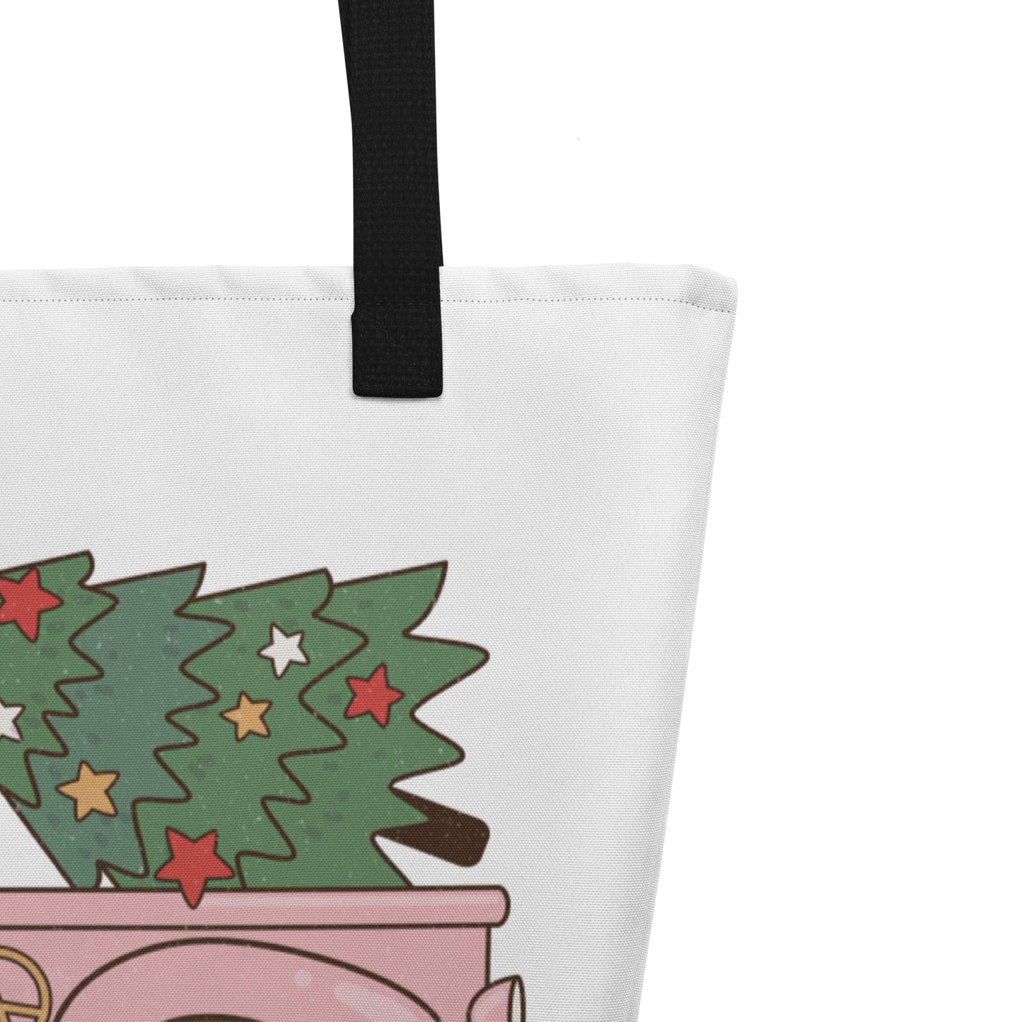 Tis the Season All-Over Print Large Tote Bag