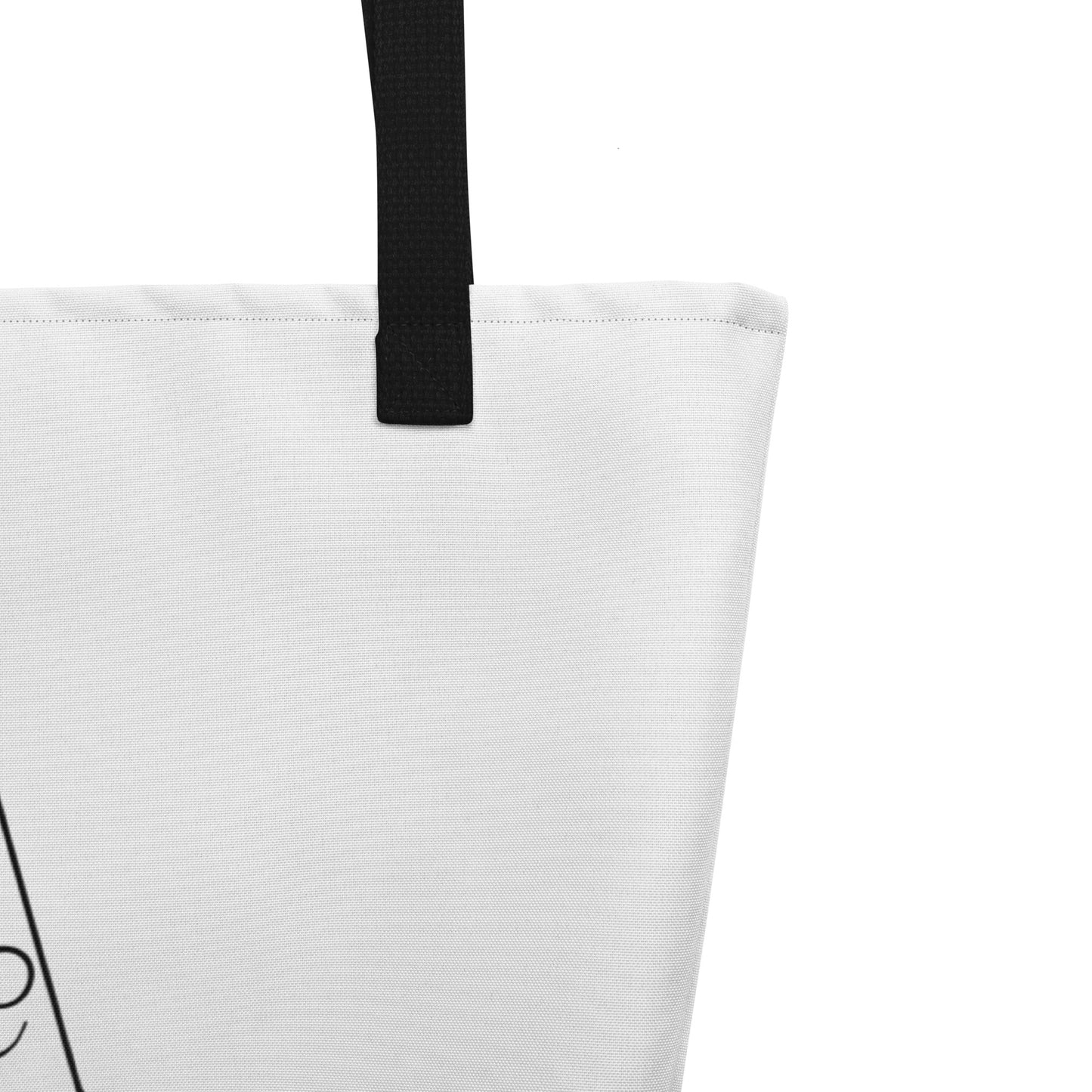 Just a Washington DC Girl in an Alabama World Large Tote Bag